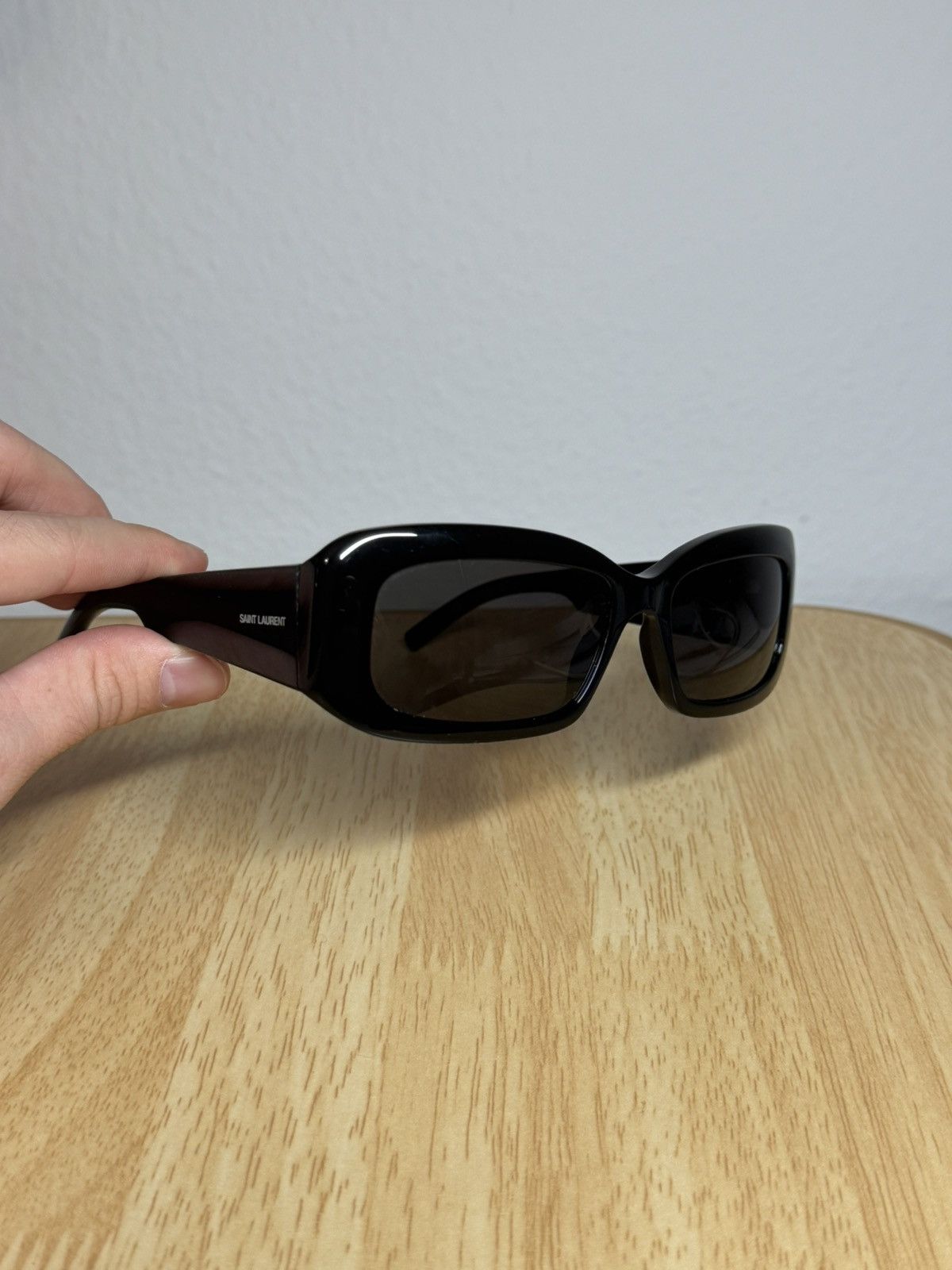 Saint Laurent Paris Saint Laurent SL 418 Black/Dark Women Sunglasses Size ONE SIZE - 1 Thumbnail