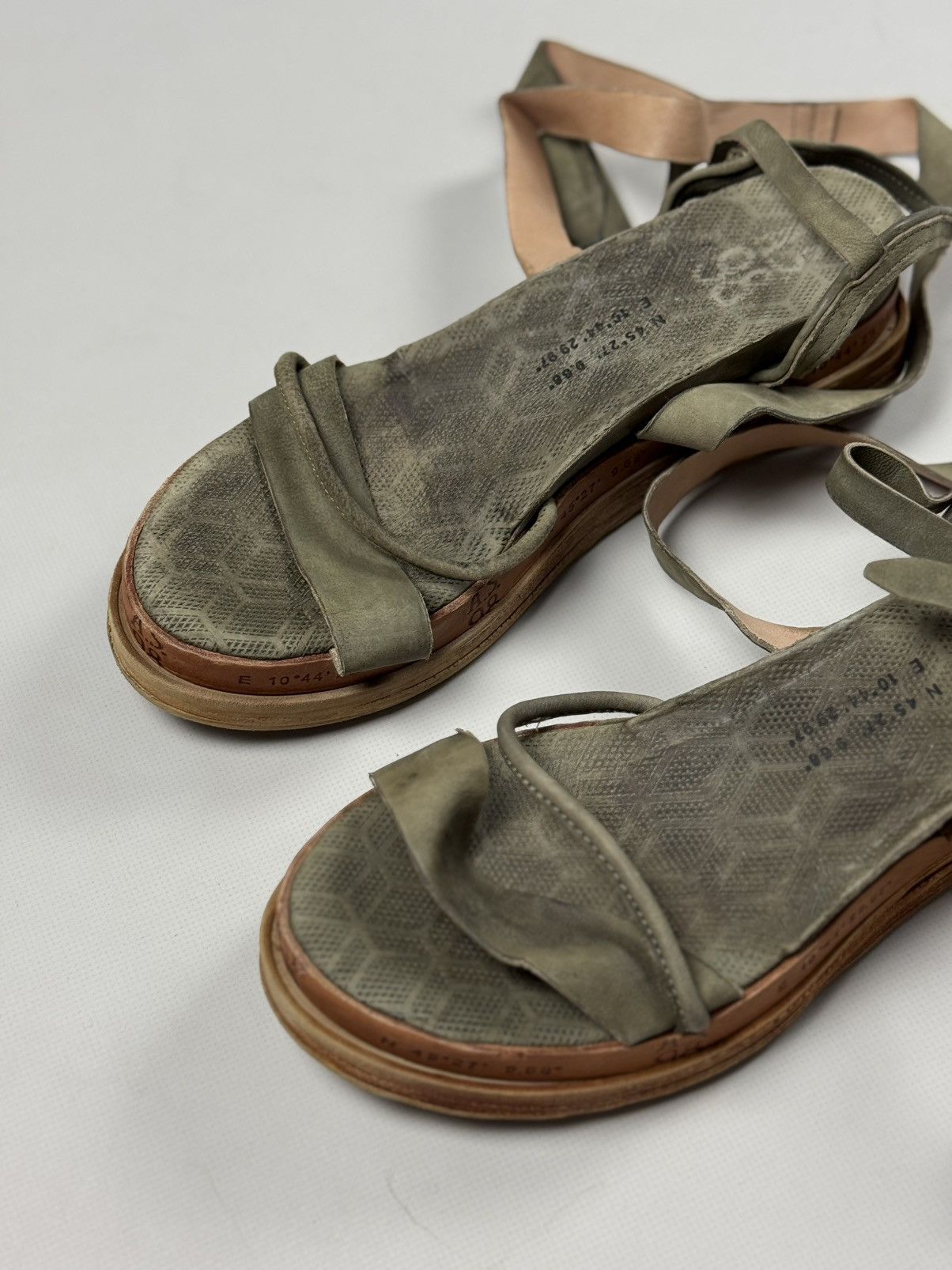 A.S.98 A.S. 98 Airstep Lagos Leather Strappy Platform Sandals Size US 11 / IT 41 - 12 Thumbnail