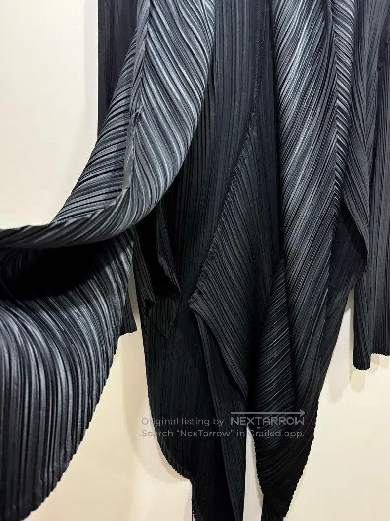 Issey Miyake Main Line Swallowtail Long Cardigan
