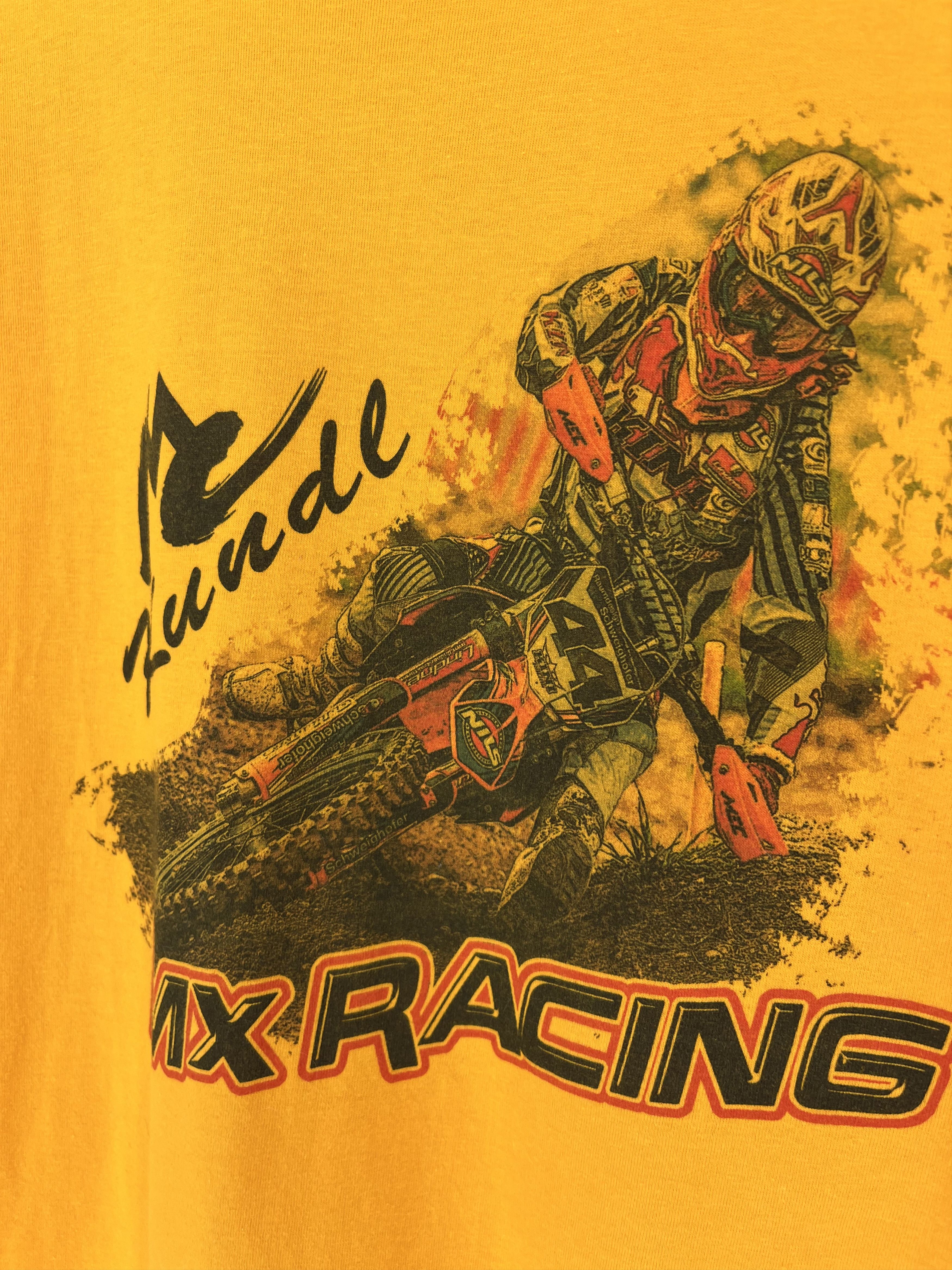 Vintage Vintage Y2K Racing Moto All Print Tee Art Band Streetwear Size US S / EU 44-46 / 1 - 6 Thumbnail