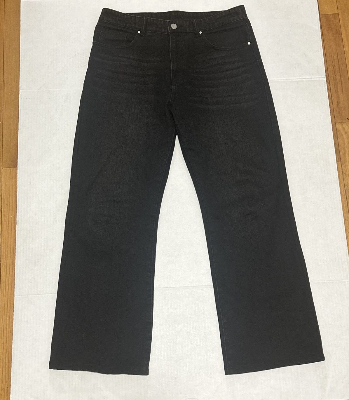 Basketcase LAX Flair Denim Jet Black LAX, raw indigo denim