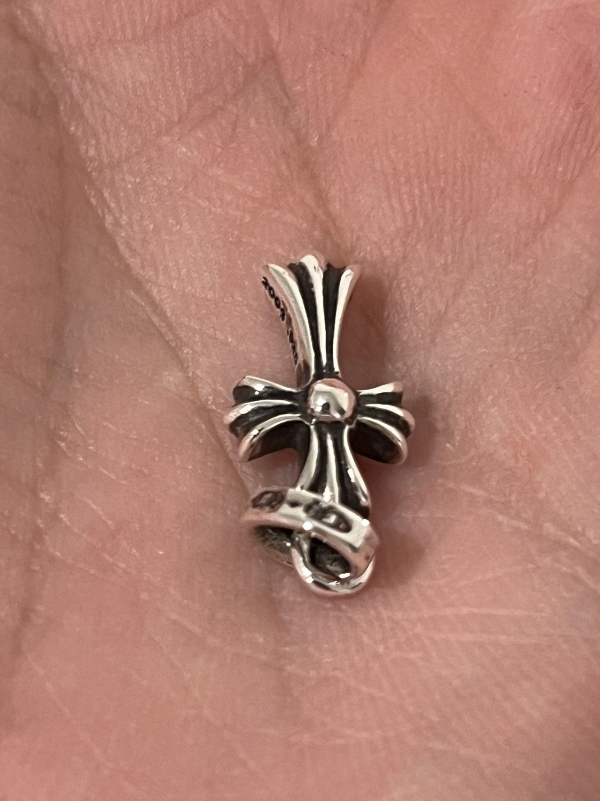 Chrome Hearts Chrome Hearts Diamond Paved Silver Baby Fat Size ONE SIZE - 6 Thumbnail