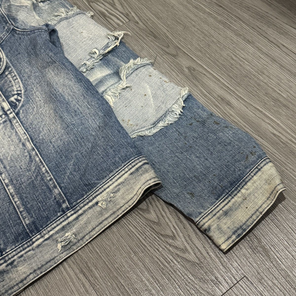 Dolce & Gabbana Dolce & Gabbana Distressed Denim Jacket Size US M / EU 48-50 / 2 - 4 Thumbnail