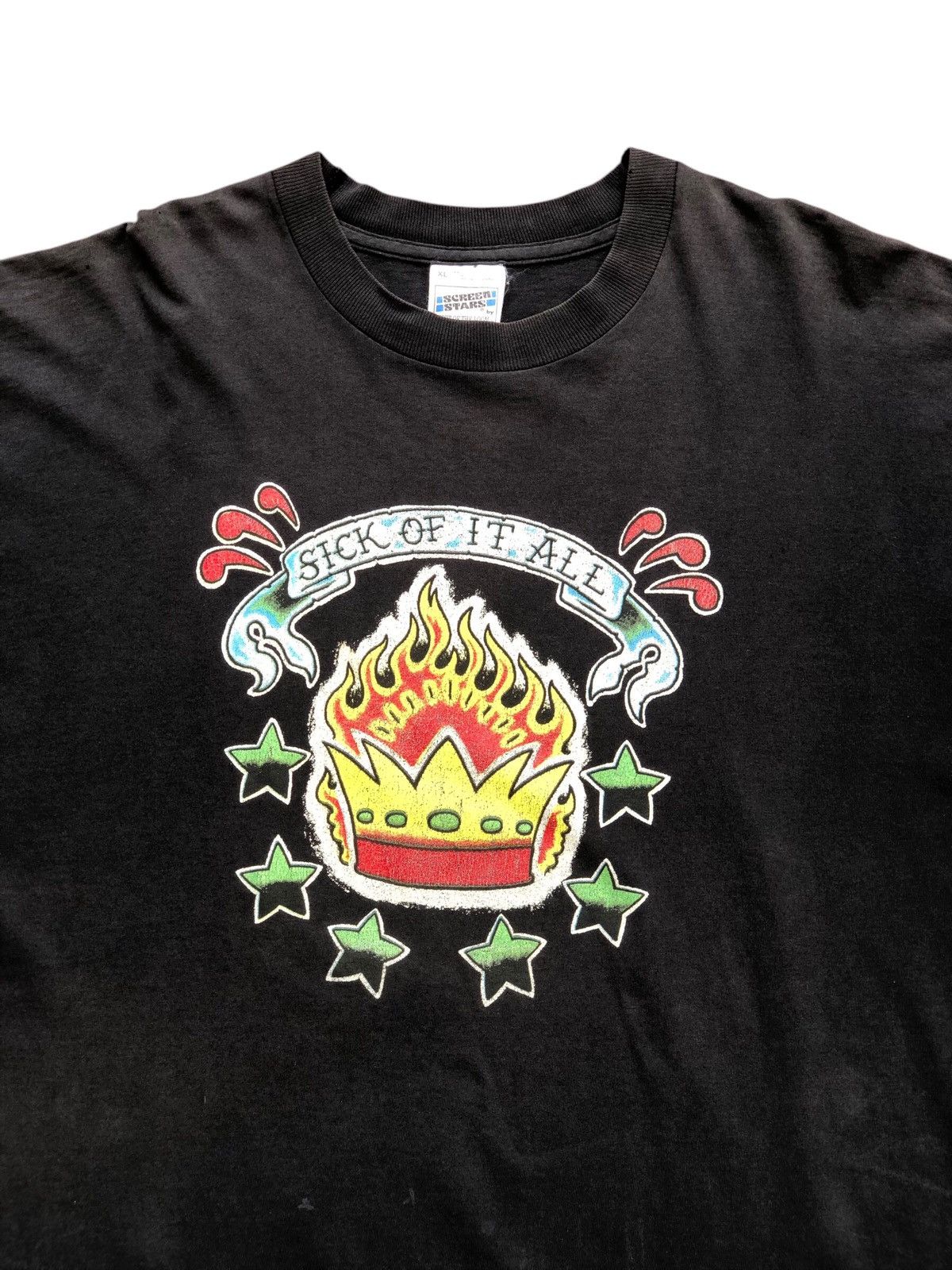 Band Tees × Rap Tees × Vintage Vintage Rare Item Perfect Faded 90s SICK OF IT ALL T Shirt Size US XL / EU 56 / 4 - 5 Thumbnail