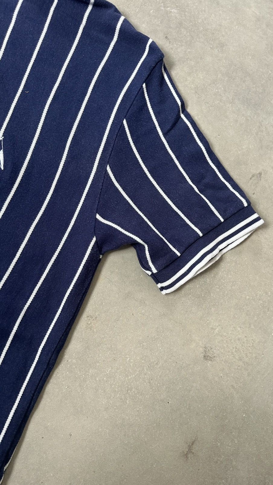 Hiroko Koshino Homme VINTAGE HIROKO KOSHINO HOMME STRIPES POLO JERSEY Size US M / EU 48-50 / 2 - 3 Thumbnail