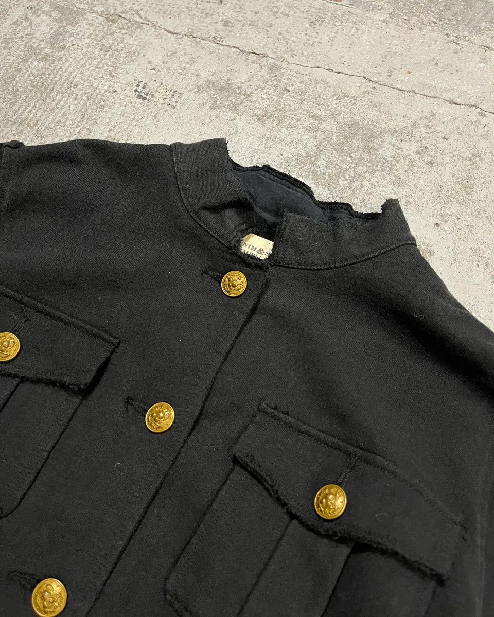 Polo Ralph Lauren 2010s Ralph Lauren Officer Gold Buttoned Multi Pockets Black Jacket Size S / US 4 / IT 40 - 5 Thumbnail
