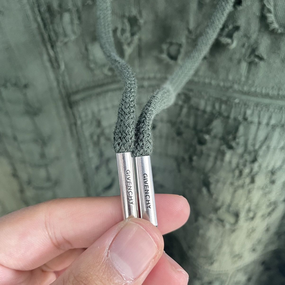 Givenchy Givenchy 22ss boro hoodie destroyed Size US XXL / EU 58 / 5 - 8 Thumbnail