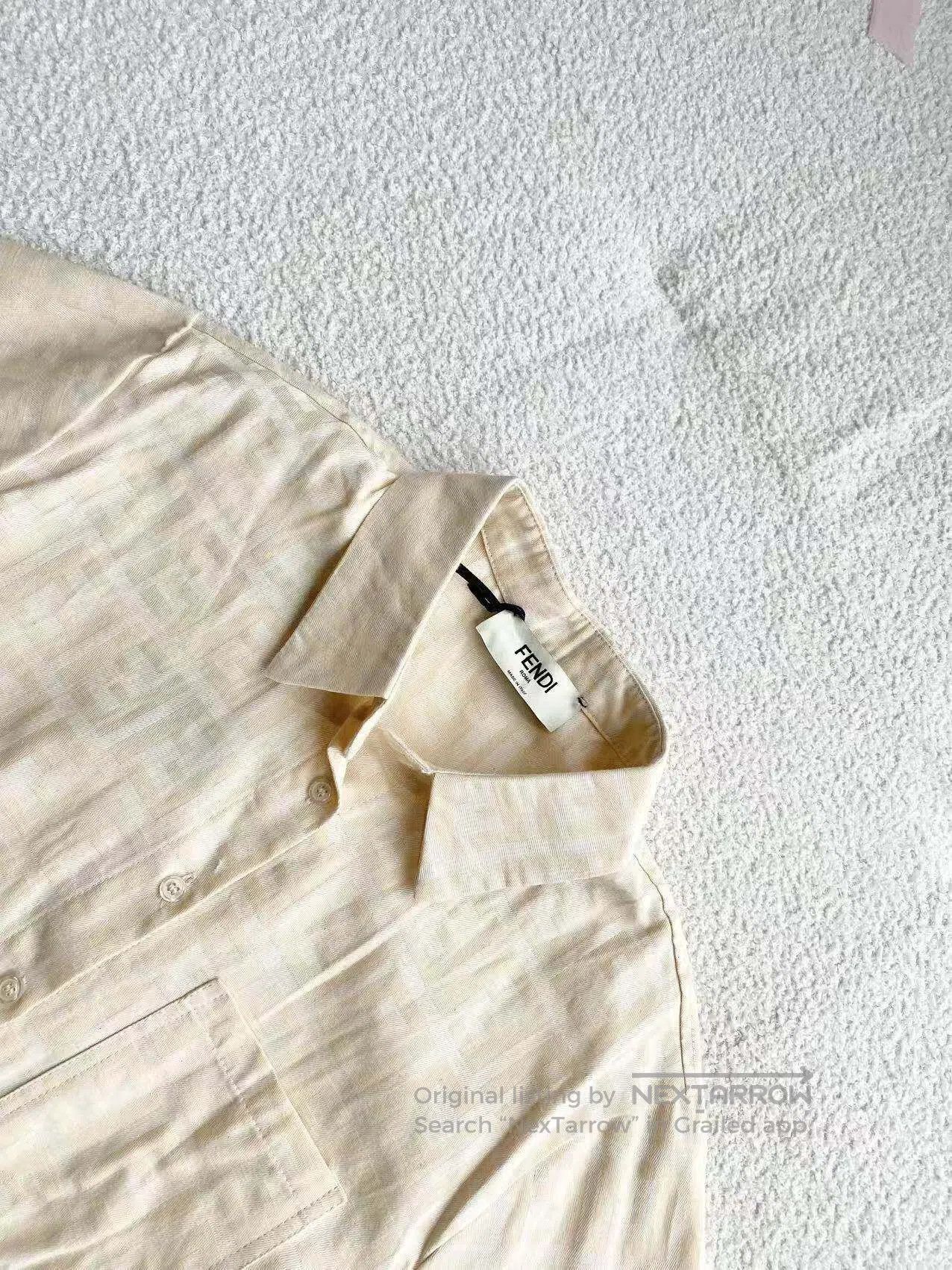 Fendi Fendi The old flower is full of printed linen dress| Size XS / US 0-2 / IT 36-38 - 4 Thumbnail