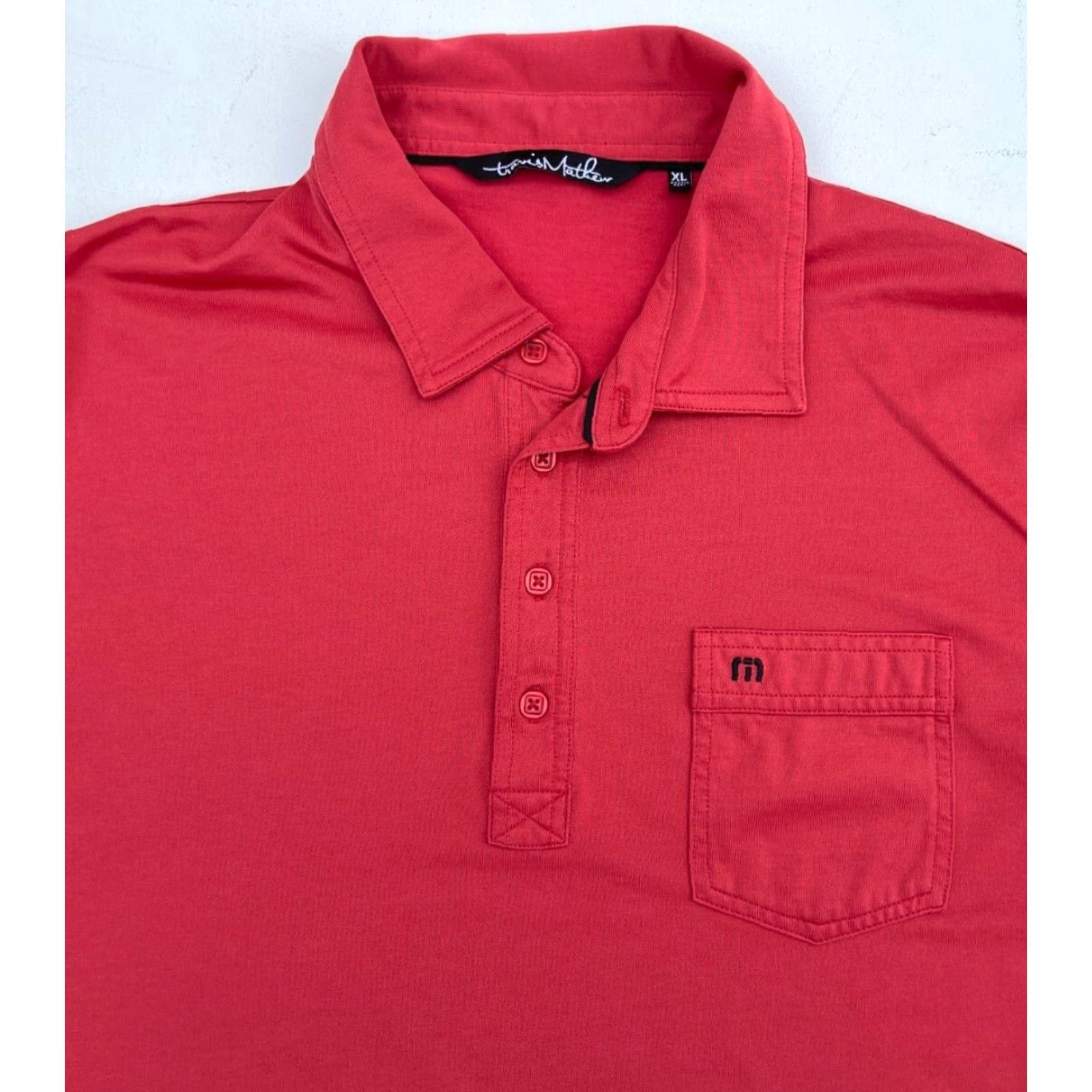 TravisMathew Travis Mathew Polo Shirt Men’s XL Red Polo Shirt Size US XL / EU 56 / 4 - 3 Thumbnail