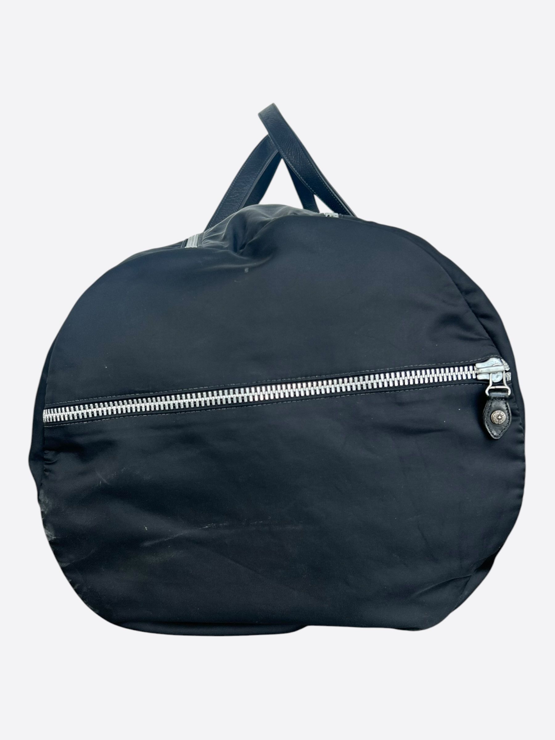 Chrome Hearts Chrome Hearts Black Nylon & Leather Fleur XL Duffel Bag Size ONE SIZE - 2 Thumbnail