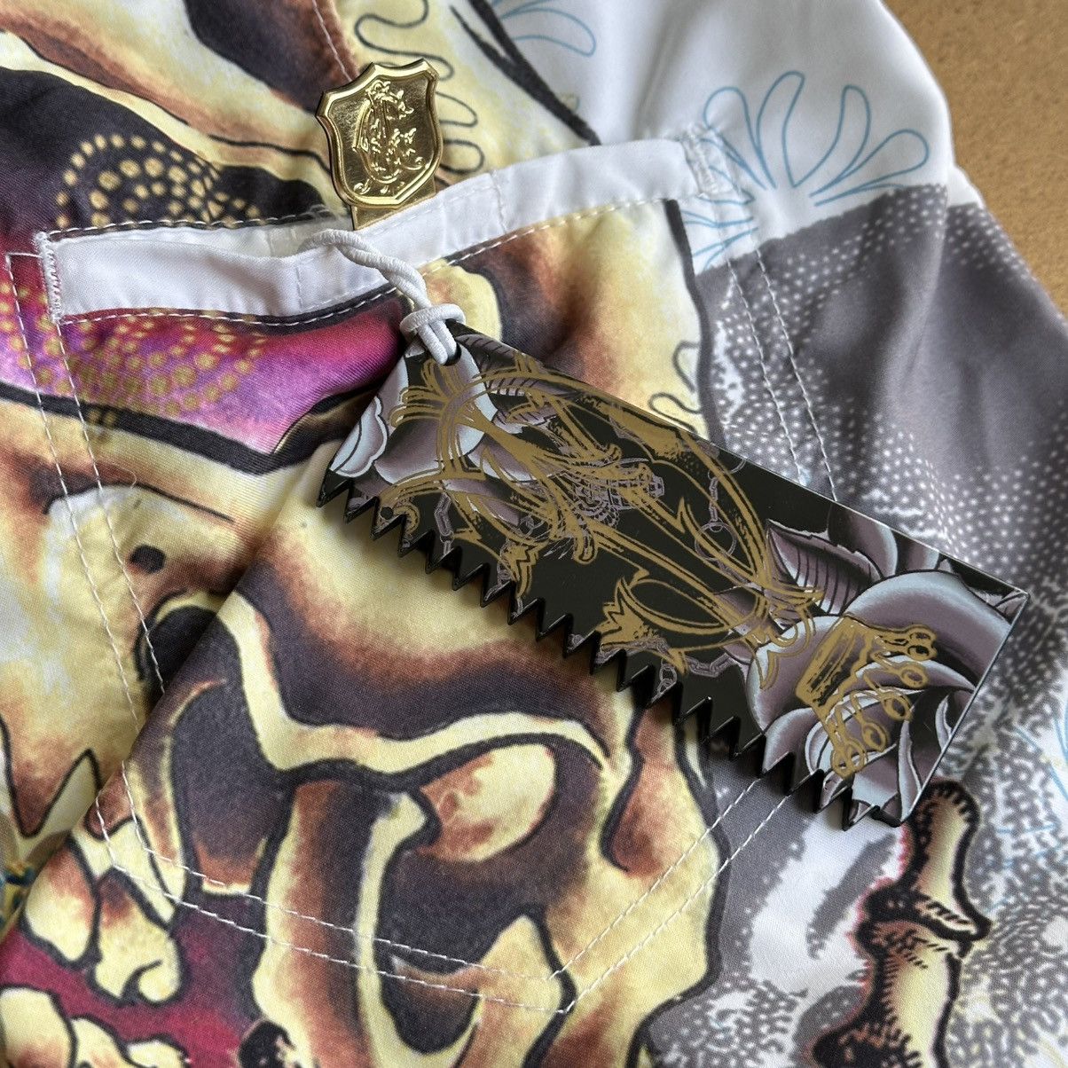 Christian Audigier Vintage y2k Ed Hardy by Christian Audigier Shorts Size US 31 - 8 Thumbnail