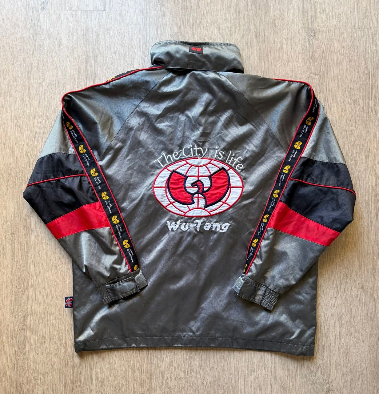 Forever 21 × Wu-Tang Clan 🔴Wu-Tang Jacket Size Large Black Yellow