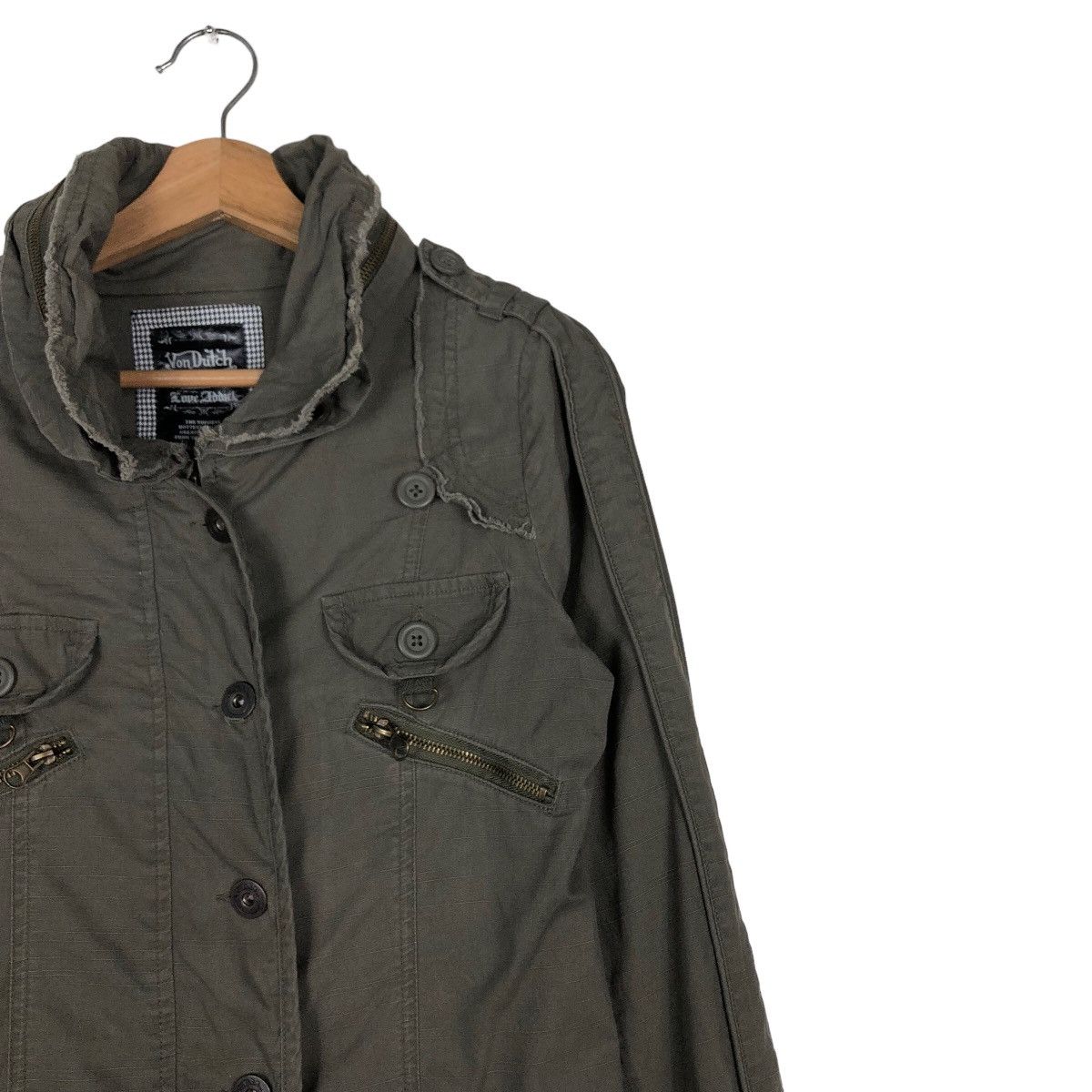 If Six Was Nine 🔥Parachute Biker Jacket Bondage Design Von Dutch Cargo Size US L / EU 52-54 / 3 - 6 Thumbnail