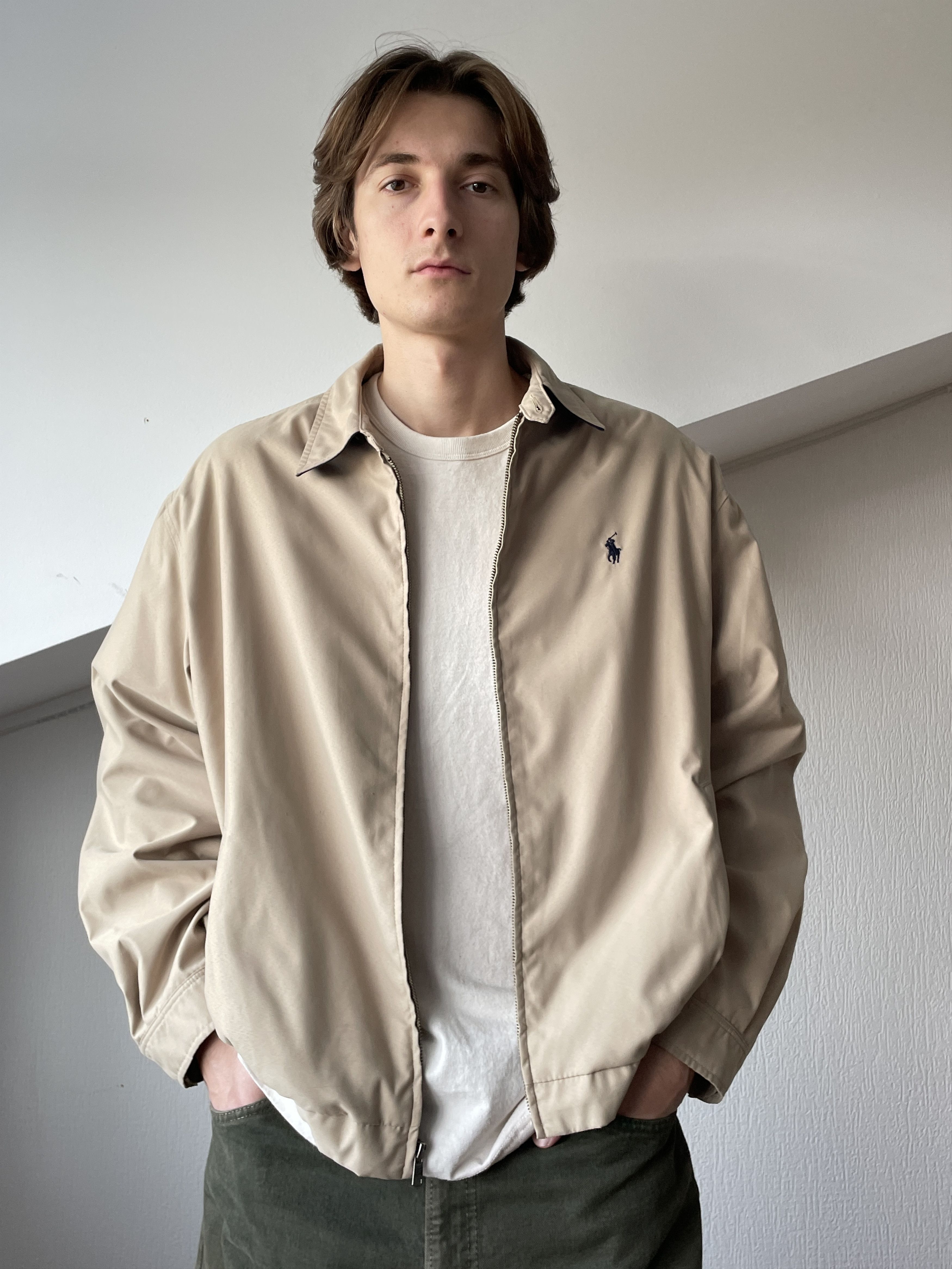 Ralph lauren harrington jacket beige hotsell