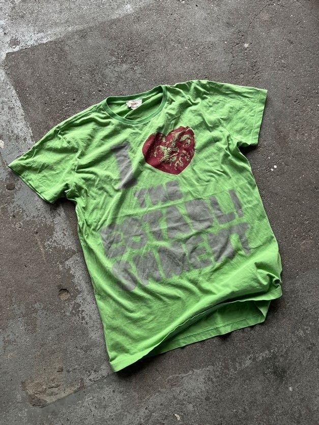Diesel Diesel “I Love The Establishment” green spray tee Size US S / EU 44-46 / 1 - 2 Thumbnail