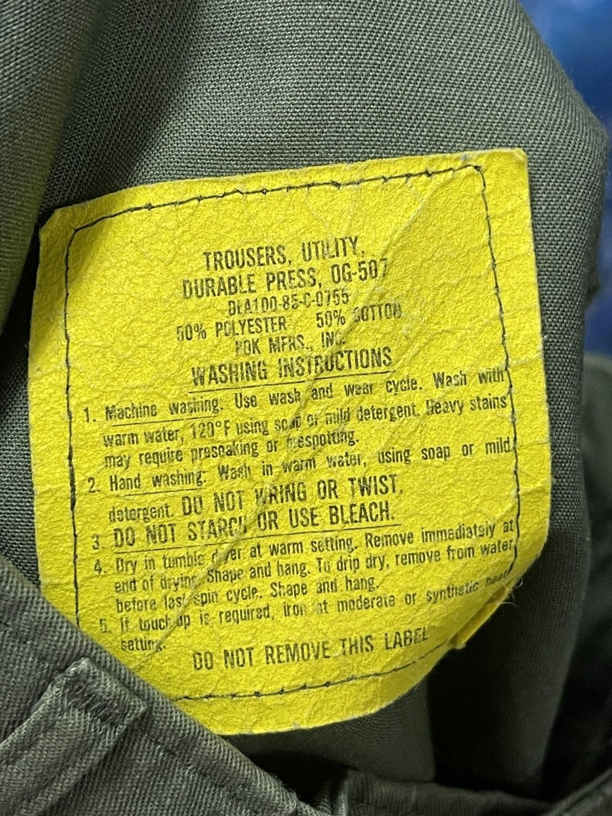 Vintage Vintage US Military Pant Size US 34 / EU 50 - 20 Thumbnail