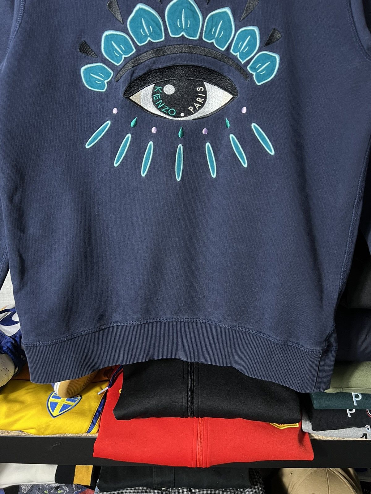 Kenzo 💙 Kenzo Eye Sweatshirt Navy Size S Size US S / EU 44-46 / 1 - 8 Thumbnail