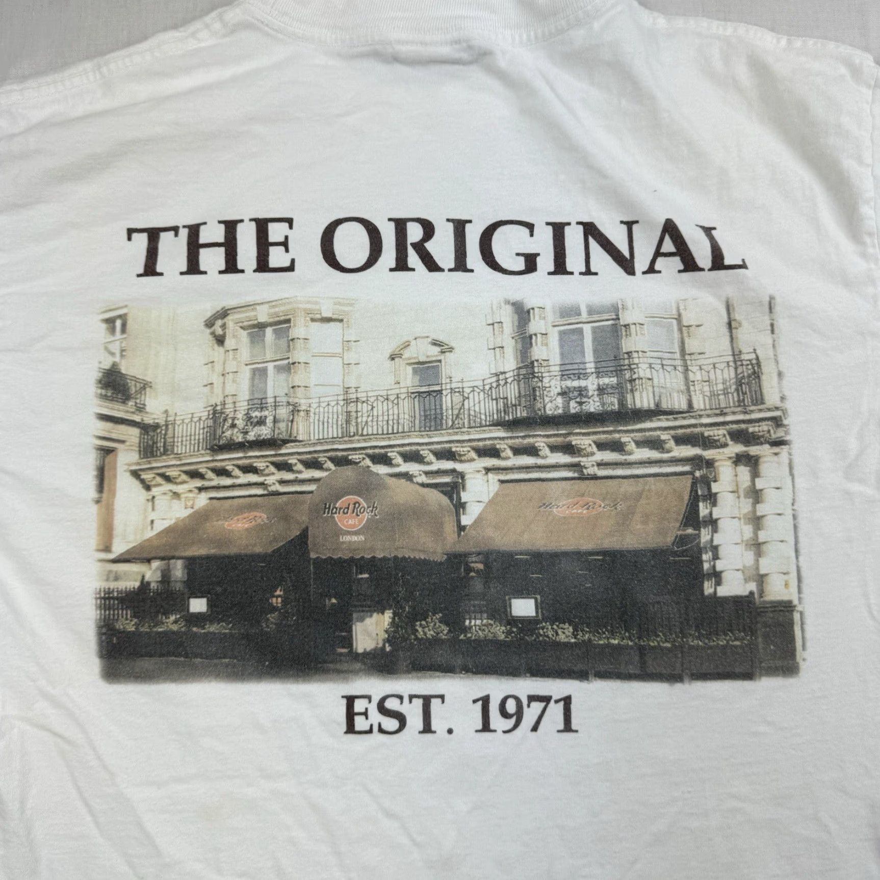 Hard Rock Cafe Vintage Hard Rock Cafe Shirt Adult Large White London The Original 90s Music Size US L / EU 52-54 / 3 - 2 Thumbnail
