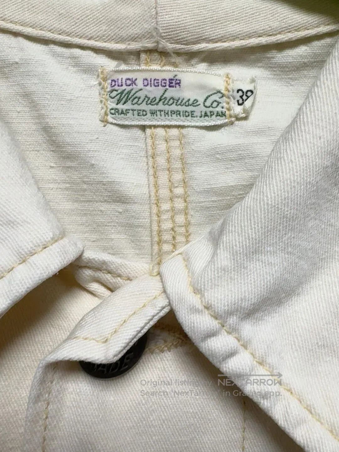 Warehouse Warehouse Utility Jacket in Beige Color. Size US M / EU 48-50 / 2 - 3 Thumbnail