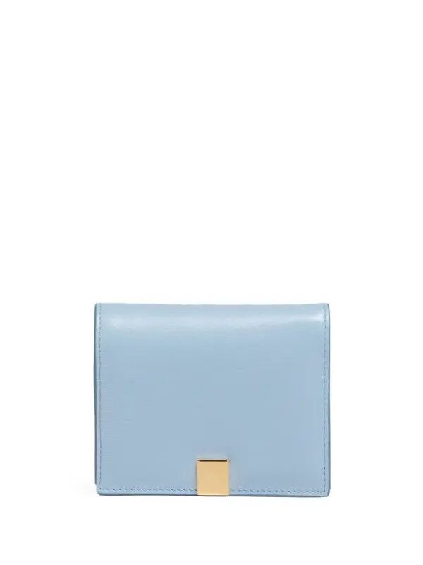 Marni o1f1d3z0525 Size: OS / Tri-Fold Leather Wallet in Blue Size ONE SIZE - 1 Thumbnail