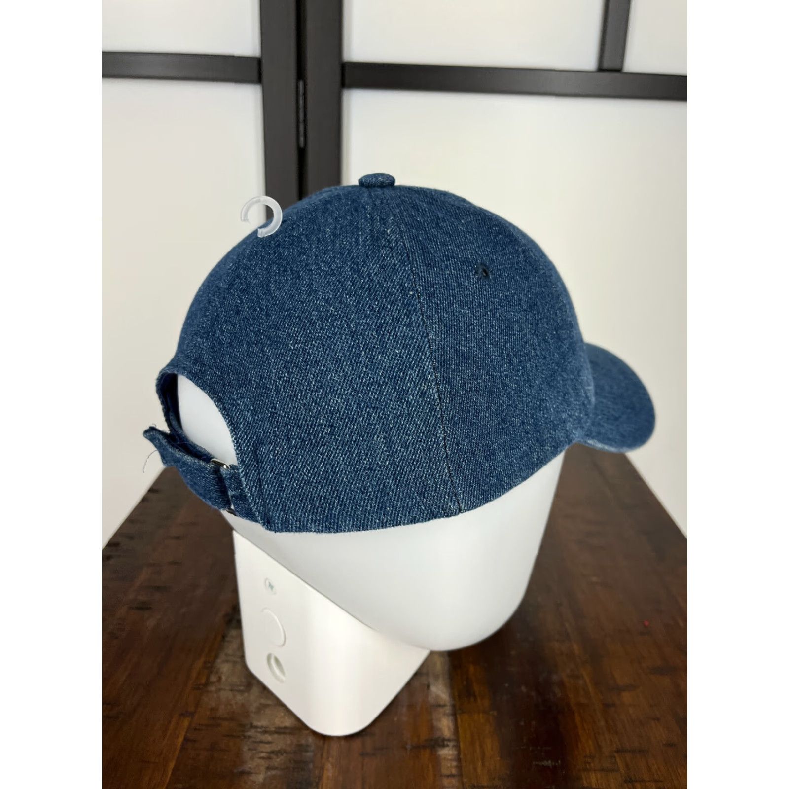 Vintage Blue Denim Look Adjustable Baseball Cap Unisex One Size Outdoor Activewear Size ONE SIZE - 7 Thumbnail