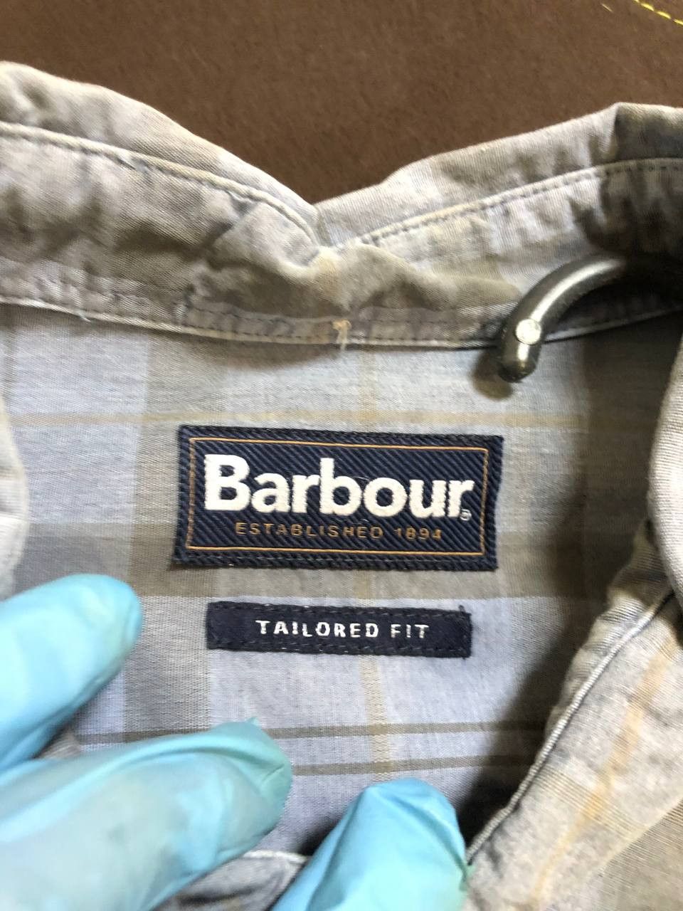 Barbour Barbour Men's Checkered Slim Fit Oxford Shirt Size US L / EU 52-54 / 3 - 2 Thumbnail