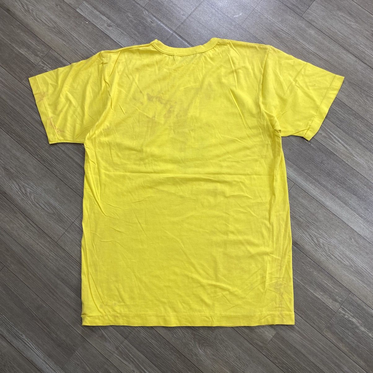 Bape Vintage Bape x 24 Hour Television Iconic Logo Yellow Tee Size US L / EU 52-54 / 3 - 12 Thumbnail