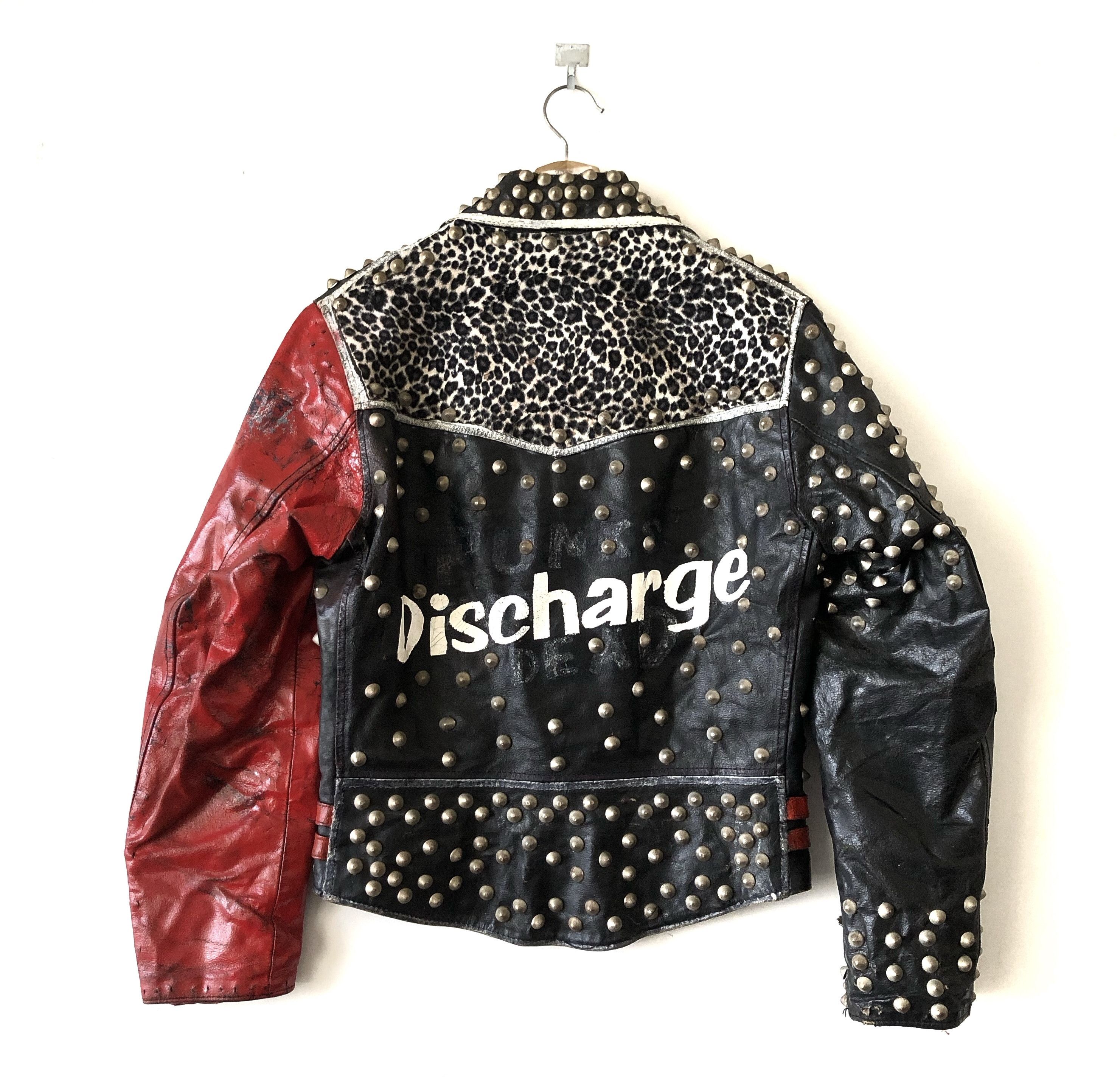 Band Tees GRAIL🔥80’S PUNK GBH DISCHARGE PUNK NOT DEAD LEATHER JACKET Size US S / EU 44-46 / 1 - 2 Thumbnail
