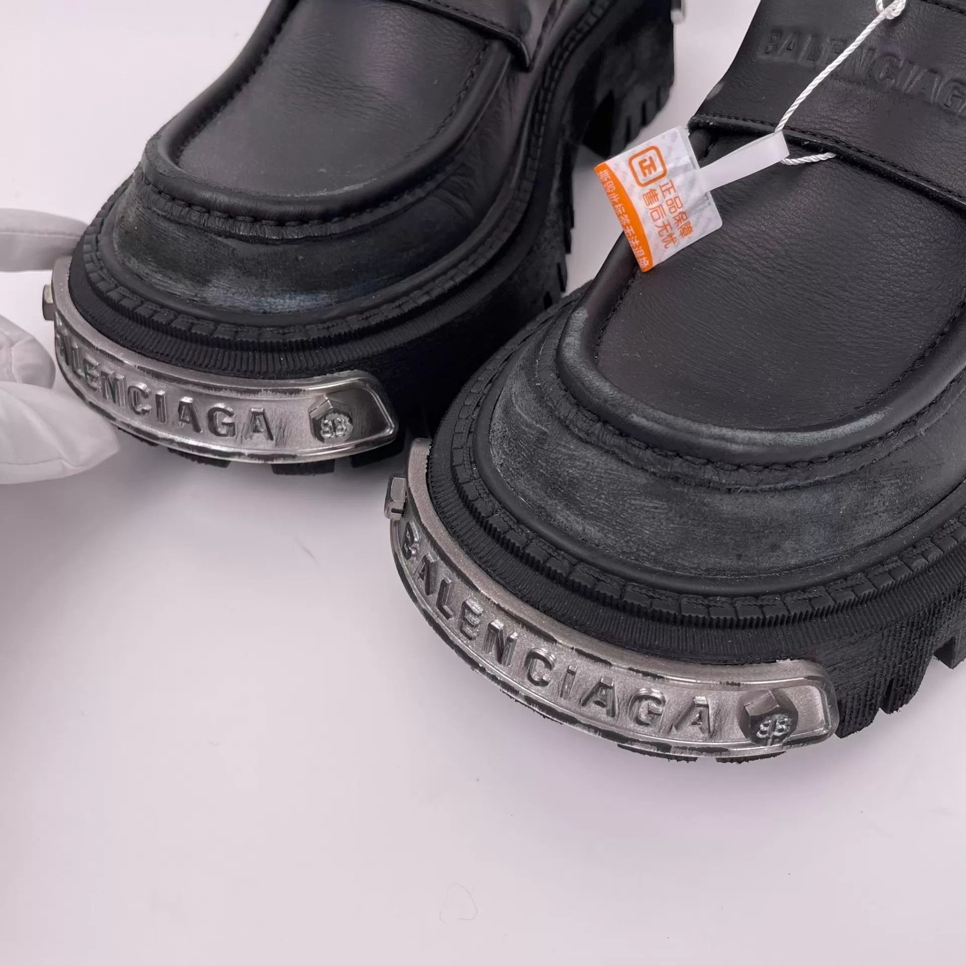 Balenciaga Balenciaga Thick Sole Sneakers Black 36 260325VXCSY03 Size US 5.5 / IT 35.5 - 9 Thumbnail