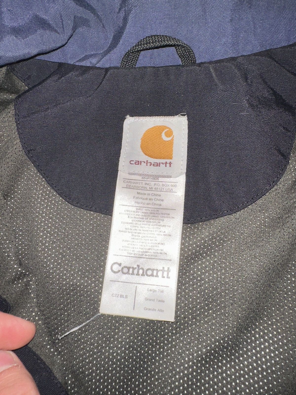 Carhartt Carhartt jacket shoreline blue size Large Size US L / EU 52-54 / 3 - 3 Thumbnail