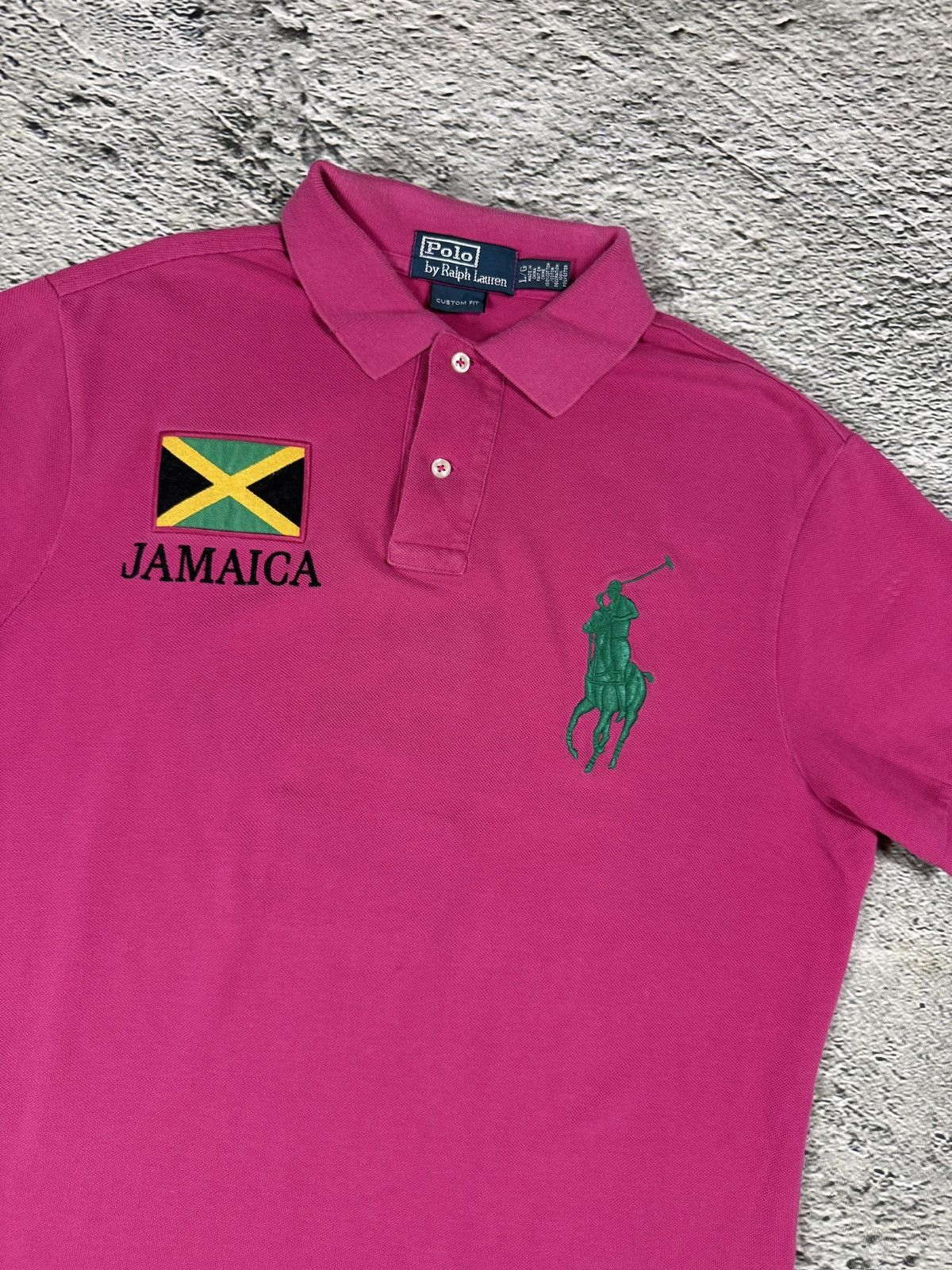 Ralph Lauren Chief Keef Polo Ralph Lauren Jamaica Pink Rasta Size US L / EU 52-54 / 3 - 3 Thumbnail