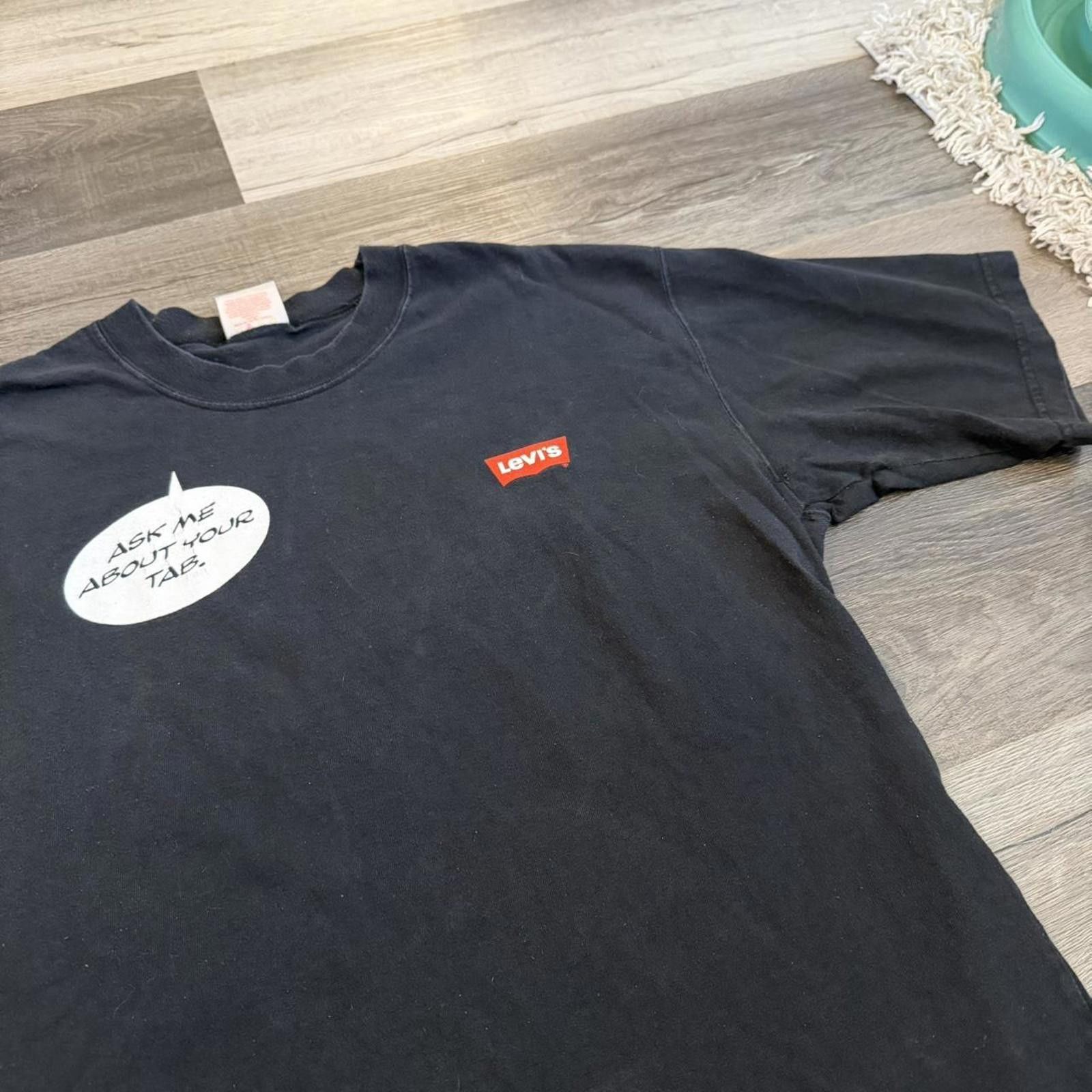 Levi's vintage Levi’s ask me about your tab put it on my tab tshirt Size US S / EU 44-46 / 1 - 2 Thumbnail