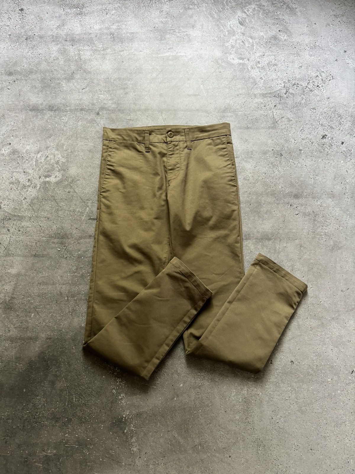 Carhartt × Carhartt Wip × Vintage Vintage Carhartt Sid Beige Chino Pants Size US 30 / EU 46 - 5 Thumbnail
