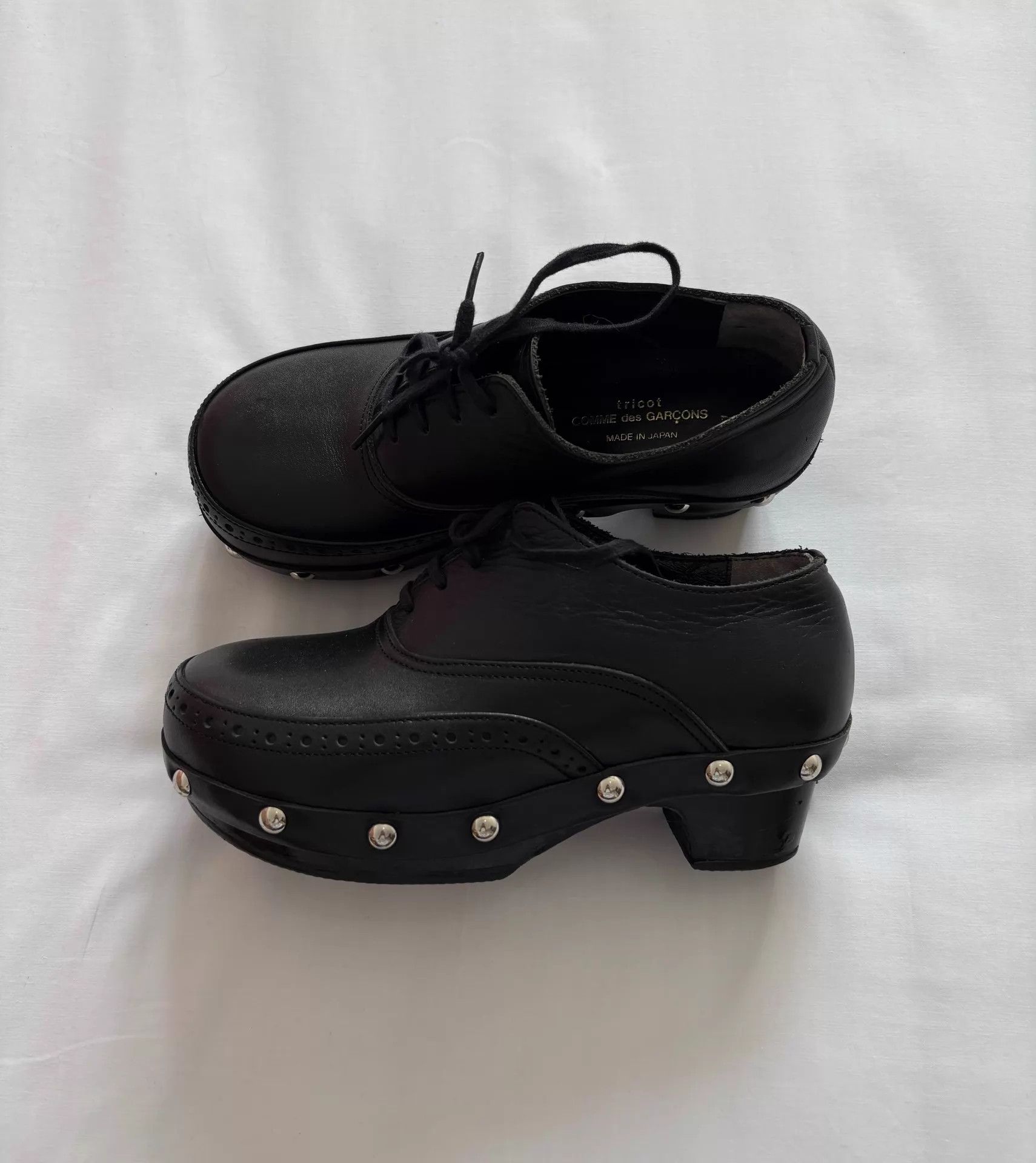 Comme des Garcons Comme des Garçons CDG Studded Round Toe Geta 22cm 35-36 Size US 5 / IT 35 - 1 Thumbnail