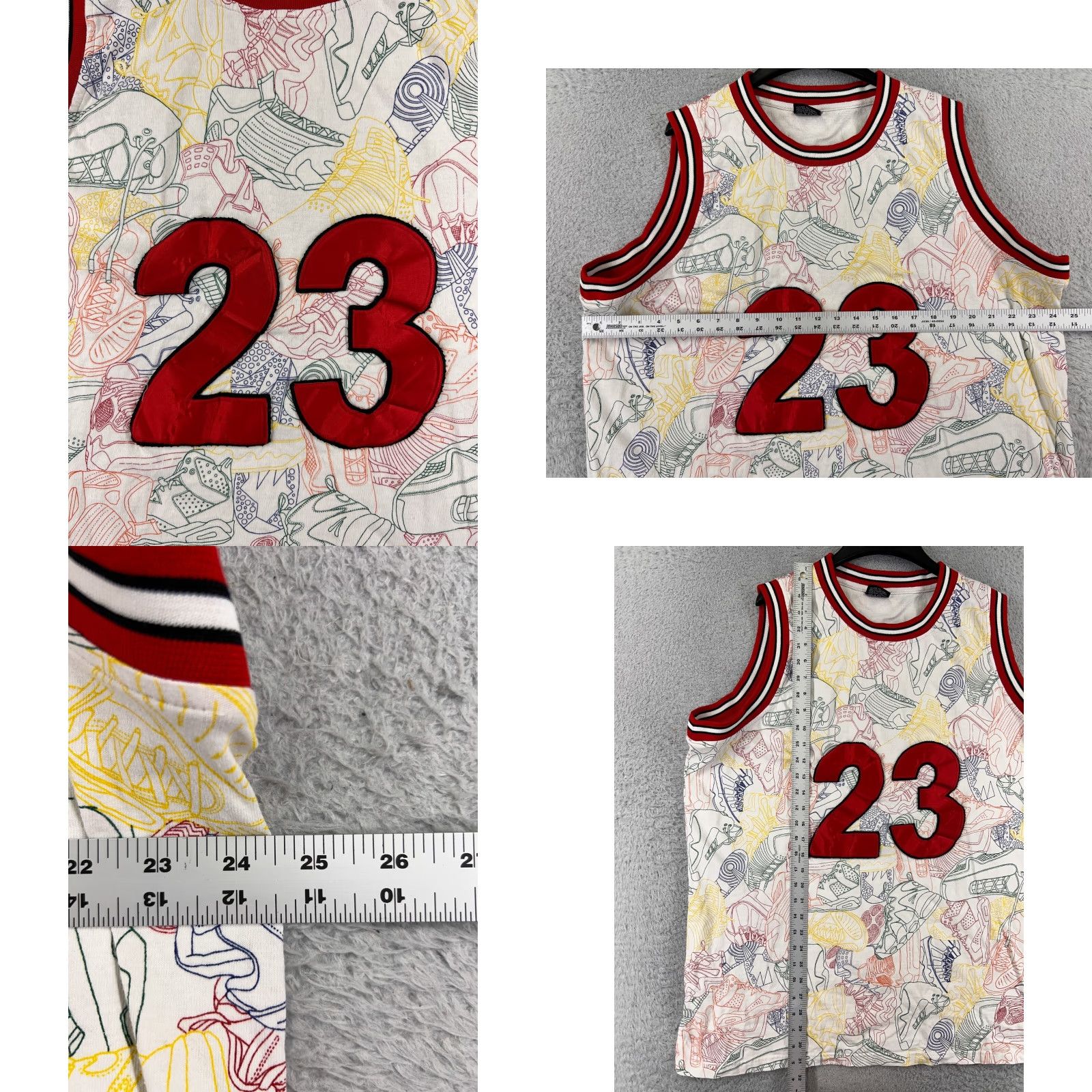 Billabong VINTAGE SMX Jersey Adult XL White #23 Jordan Shoes Sneaker Collector Dunk Shirt Men California Hawaiian 90s Mens Size US XL / EU 56 / 4 - 8 Thumbnail