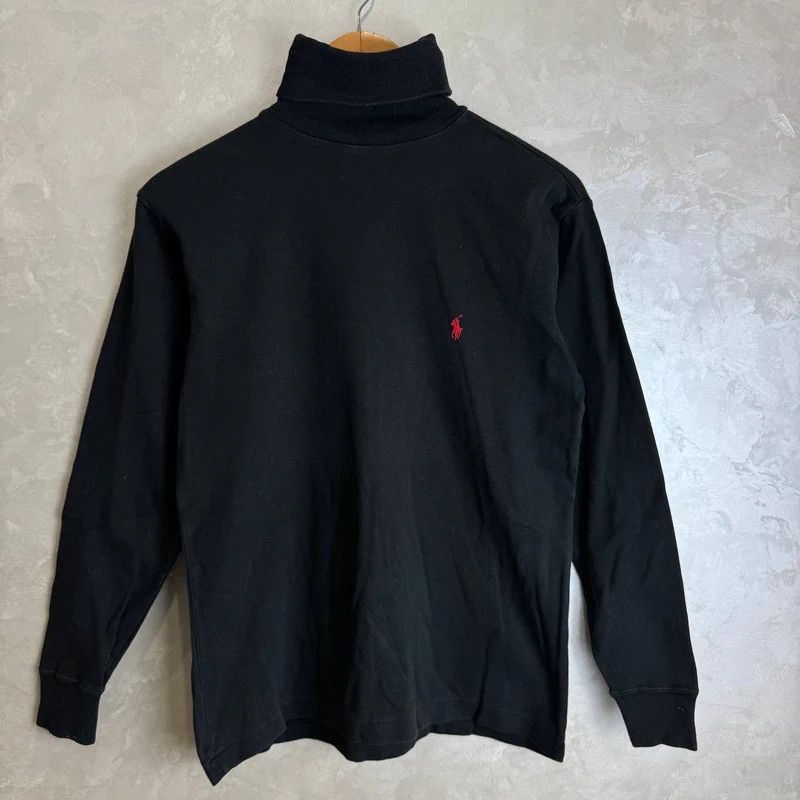 Polo Ralph Lauren Ralph Lauren Polo Black Turtleneck Sweater Sz S Made In USA Size US S / EU 44-46 / 1 - 1 Thumbnail