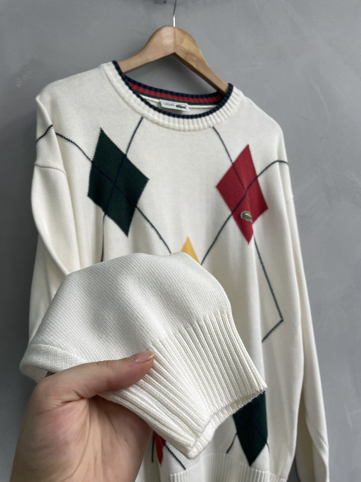Lacoste Vintage Lacoste chemise old money sweater y2k Size US L / EU 52-54 / 3 - 6 Thumbnail