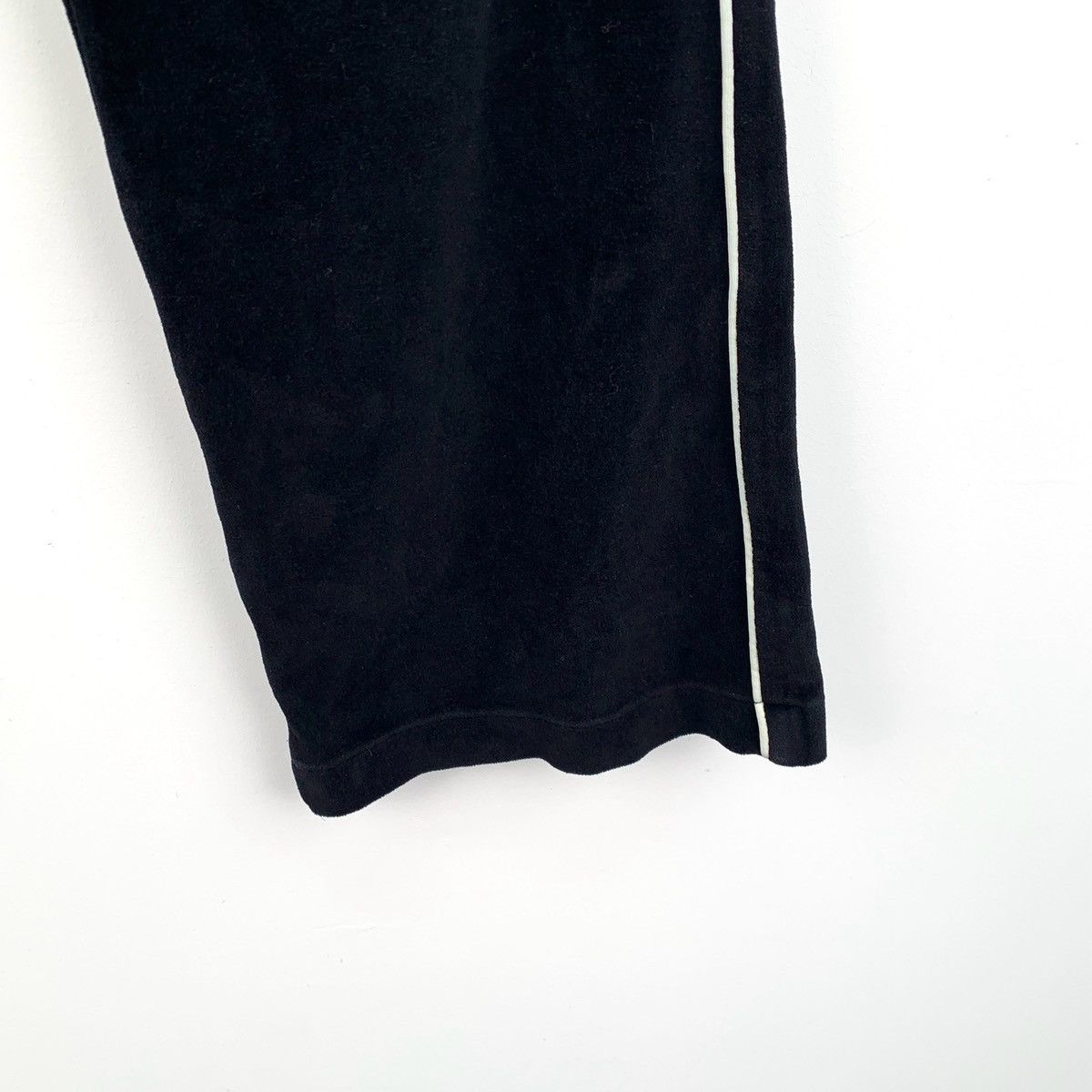 Celine Celine Black Logo Embroidered Cotton Casual Pants K26WX Size 26" / US 2 / IT 38 - 3 Thumbnail