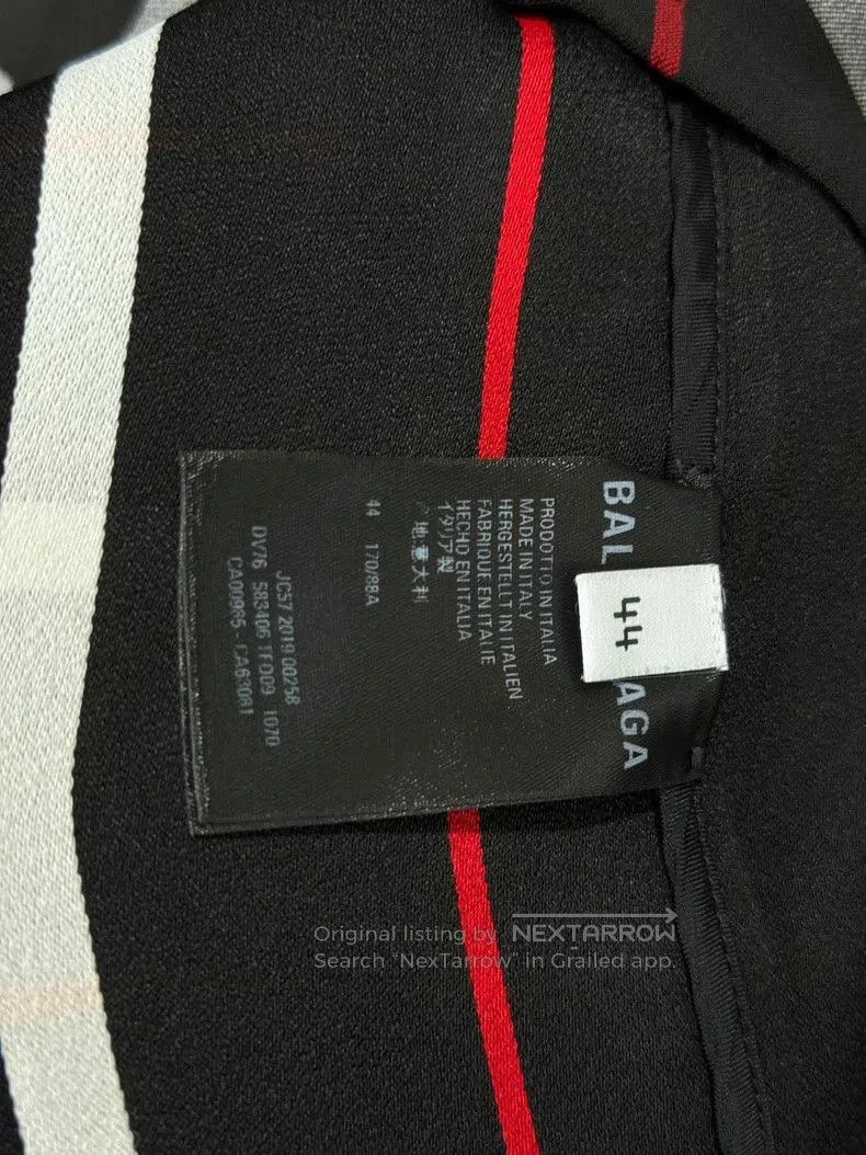 Balenciaga Balenciaga Double B Embroidered Plaid Shirt. Size US XL / EU 56 / 4 - 3 Thumbnail