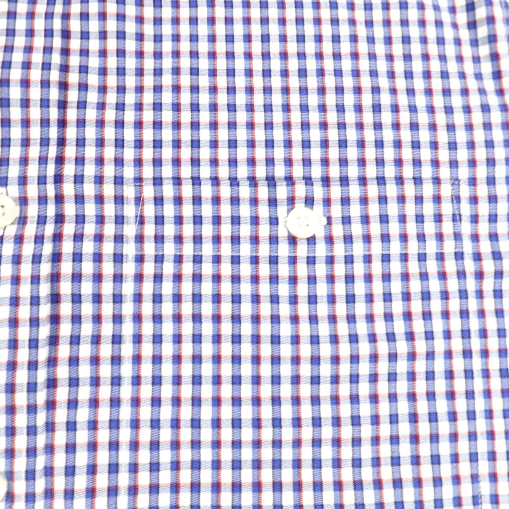 Orvis Orvis Button Up Shirt Mens M Blue White Gingham Plaid Short Sleeve Casual Workwear Button-Down Collar Outdoors Mens Size US M / EU 48-50 / 2 - 3 Thumbnail