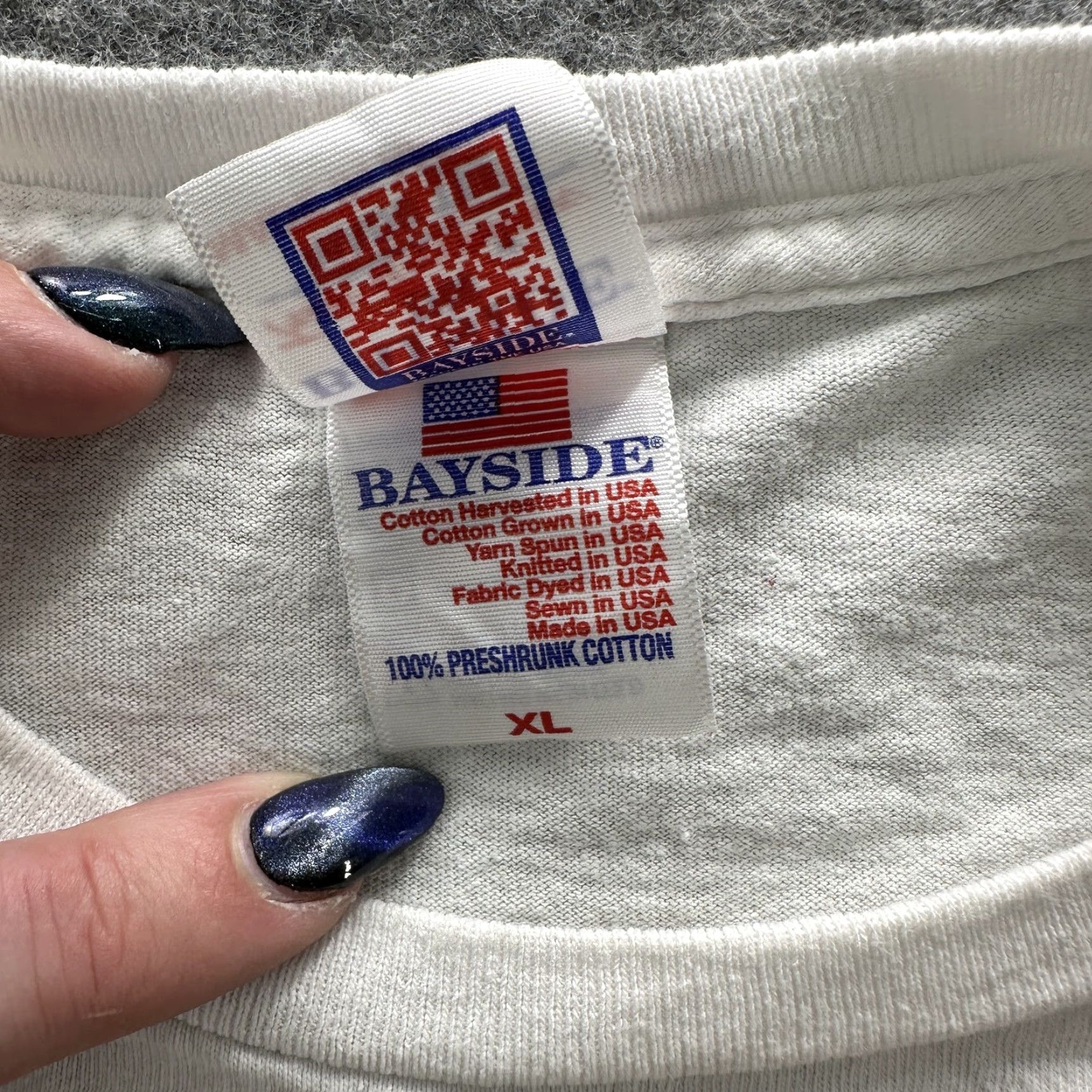 Greats BAYSIDE Trump Pence T-Shirt Mens XL White 2020 MAGA Graphic Print Crew Neck Patriotic Size US XL / EU 56 / 4 - 6 Thumbnail