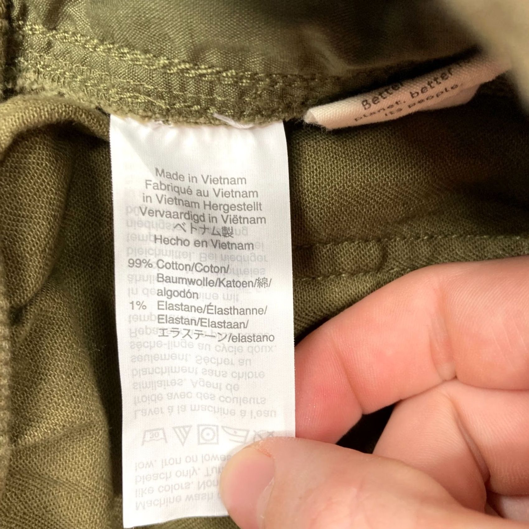 Madewell Madewell Camp Pants Women's XXS Green Stretch Straight Leg Utility Hiking Travel Pants Size 24" / US 00 / IT 34 - 5 Thumbnail