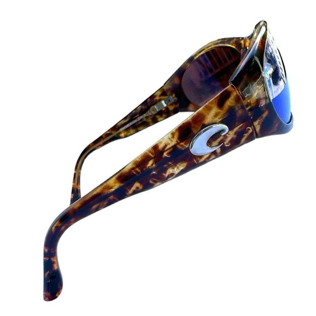 Costa Del Mar COSTA DEL MAR Sunglasses SW10 Swordfish Tortoise Brown Blue Mirrored Lenses Made In Mauritius Retired Model RARE Size ONE SIZE - 5 Thumbnail