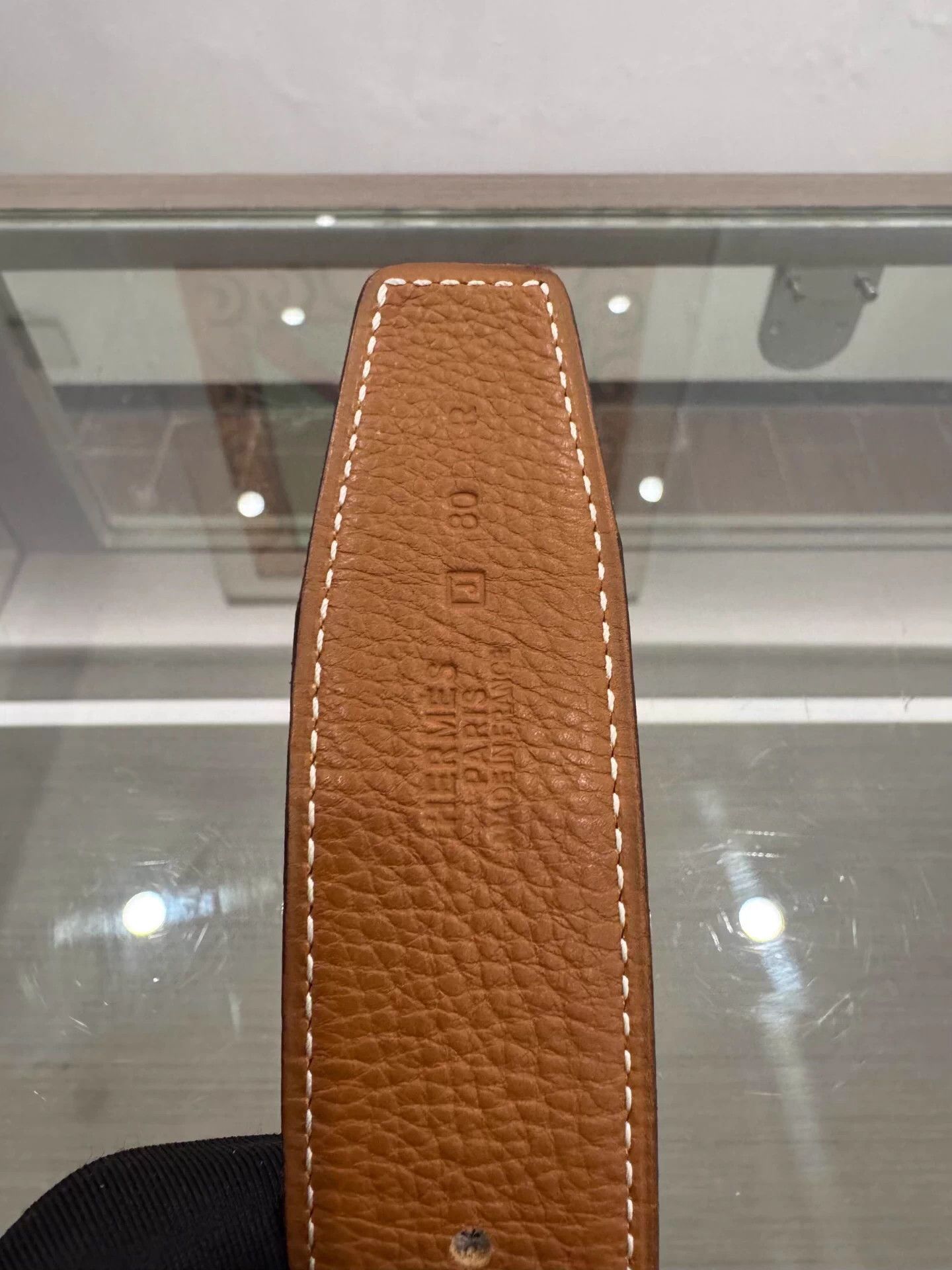 Hermes Hermes H belt black/brown 3.2cm 80 99 new Size ONE SIZE - 9 Thumbnail