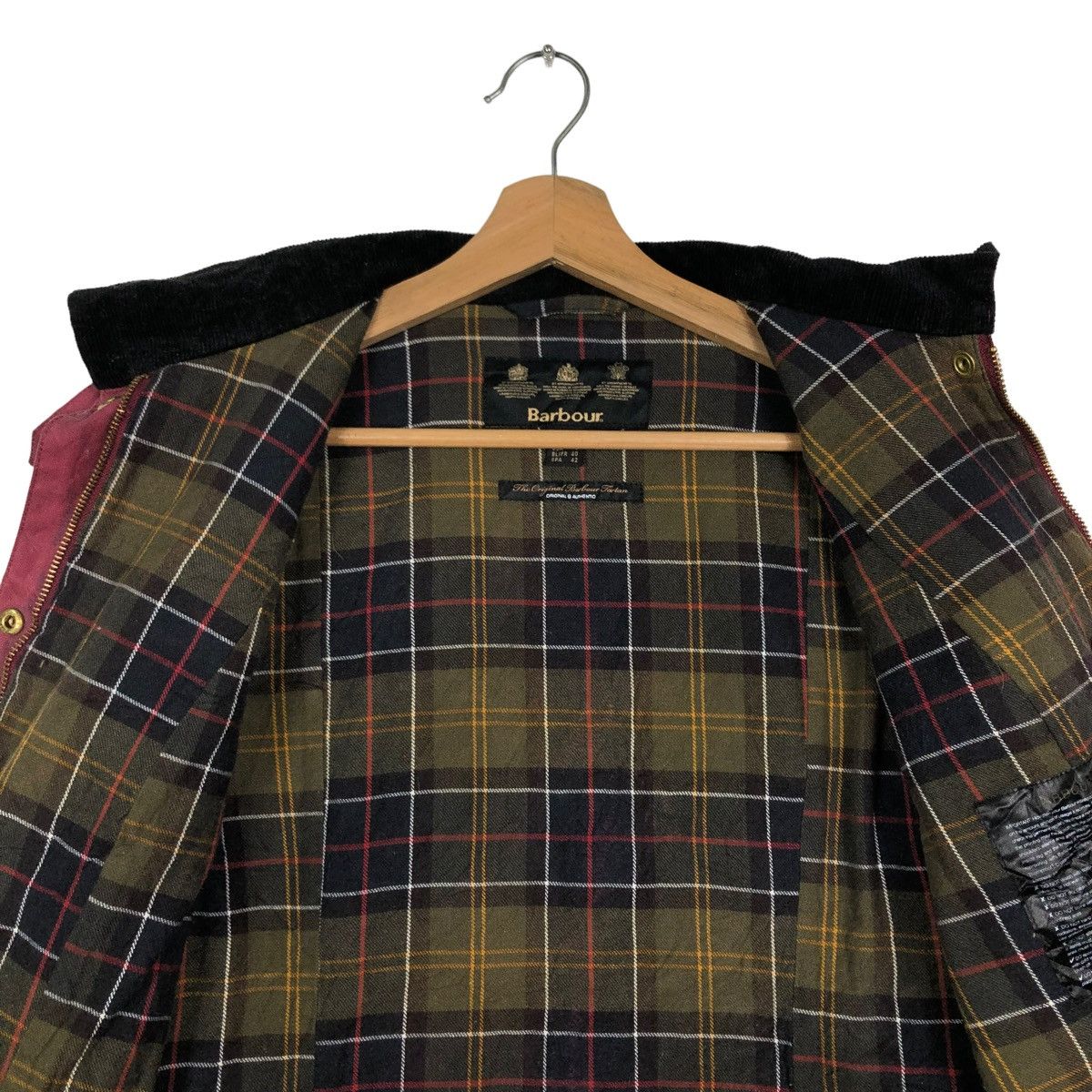 Barbour 🔥BARBOUR WAX INTERNATIONAL TARTAN JACKET Size US S / EU 44-46 / 1 - 11 Thumbnail