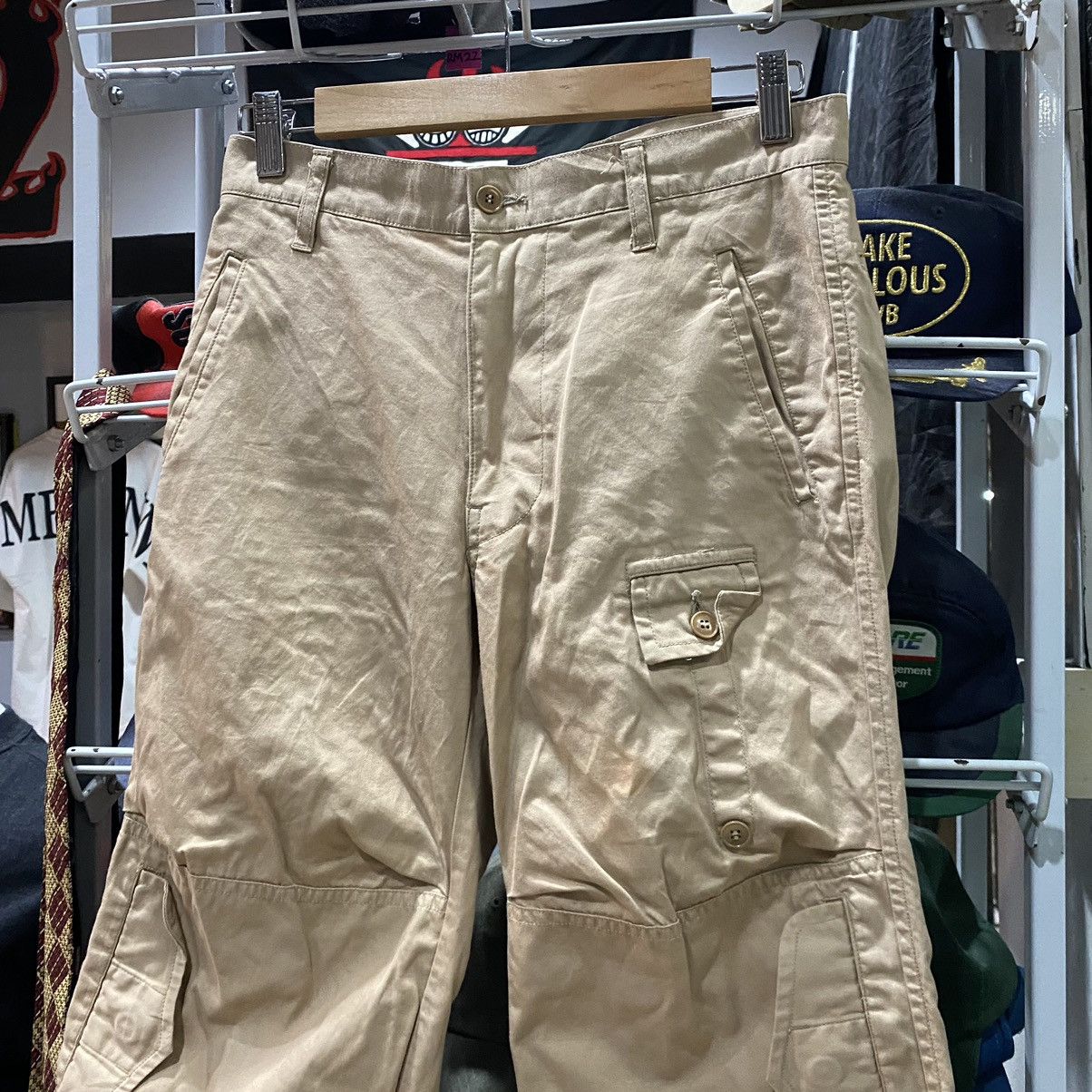 CABANE de ZUCCa × Designer Cabane de Zucca Parachute Cargo Tactical Pants Size US 28 / EU 44 - 3 Thumbnail