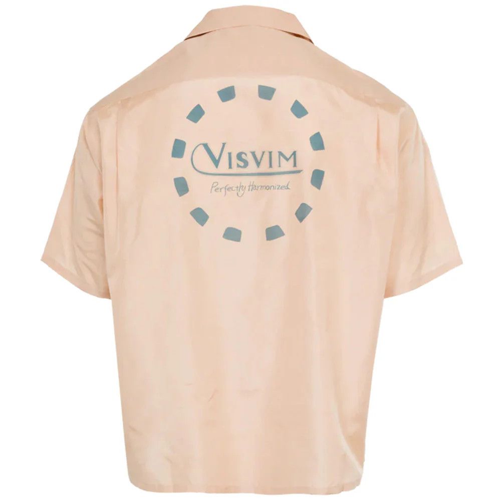 Visvim o1mle0725 Crosby Short Sleeve (Silk) Shirt in Pink Size US M / EU 48-50 / 2 - 2 Thumbnail