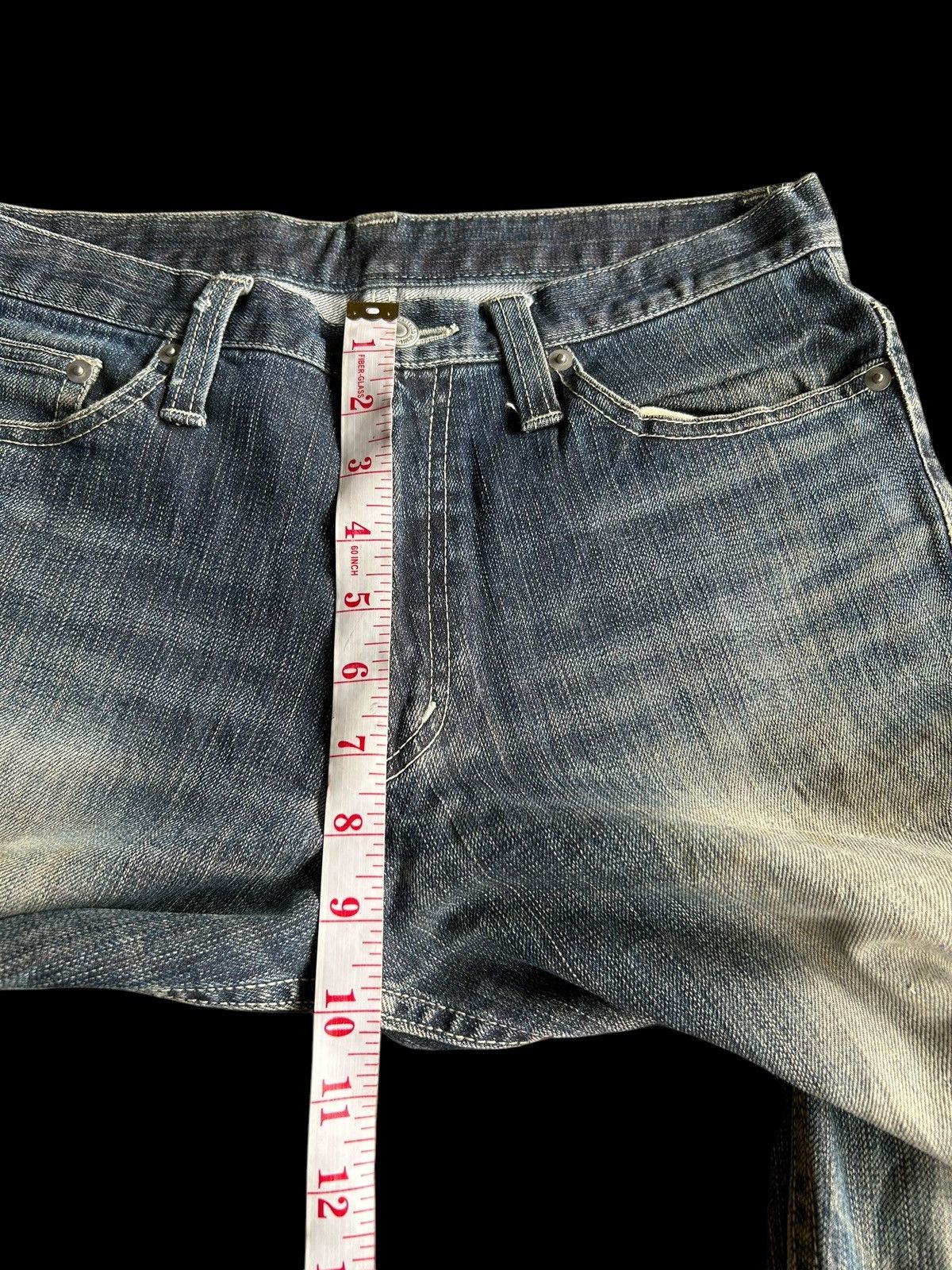 If Six Was Nine × Japanese Brand × Le Grande Bleu (L.G.B.) 🔥FLARE🔥 RUSTY MADE IN JAPAN Distressed Denim Size US 29 - 15 Thumbnail