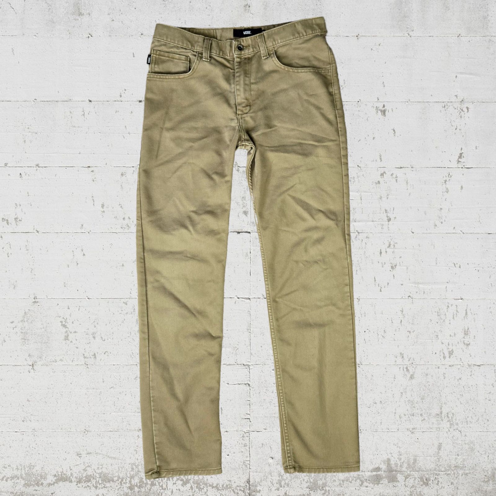Vans Vans Khaki Slim Tapered Low Rise Jeans Size 30 Size US 30 / EU 46 - 3 Thumbnail