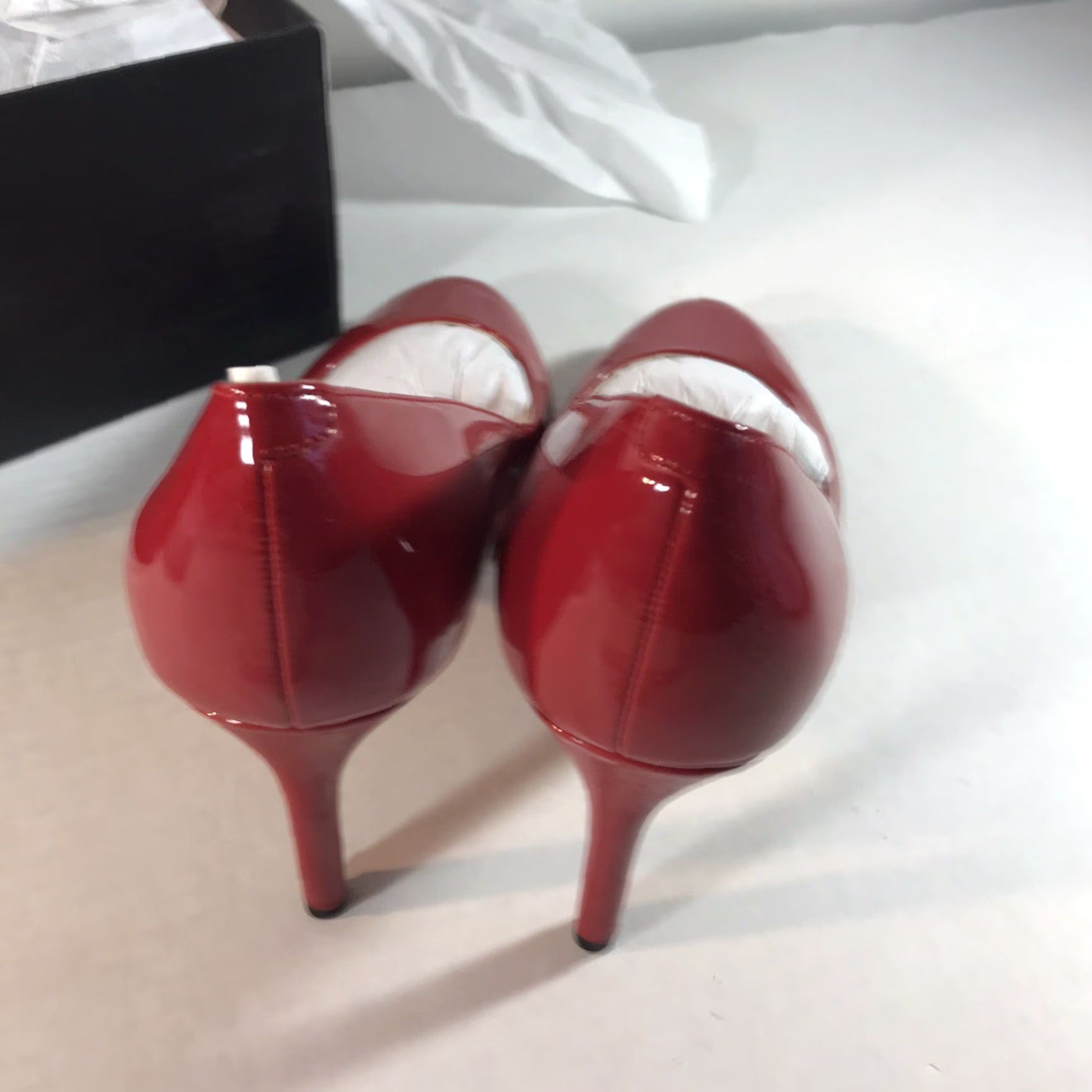 Nine West Nine West Pump Heels Womens Size 8.5M Red Patent Leather 4in Stiletto New Size US 9 / IT 39 - 5 Thumbnail